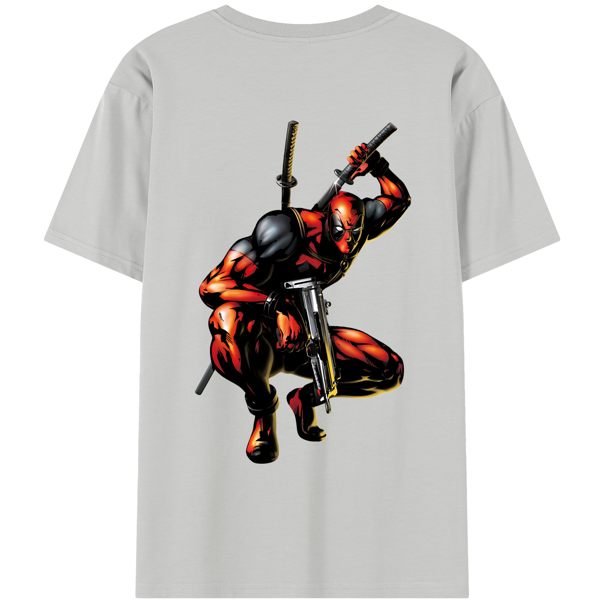（画像用） Deadpool デッドプール レディース半袖Tシャツ(バックプリント)