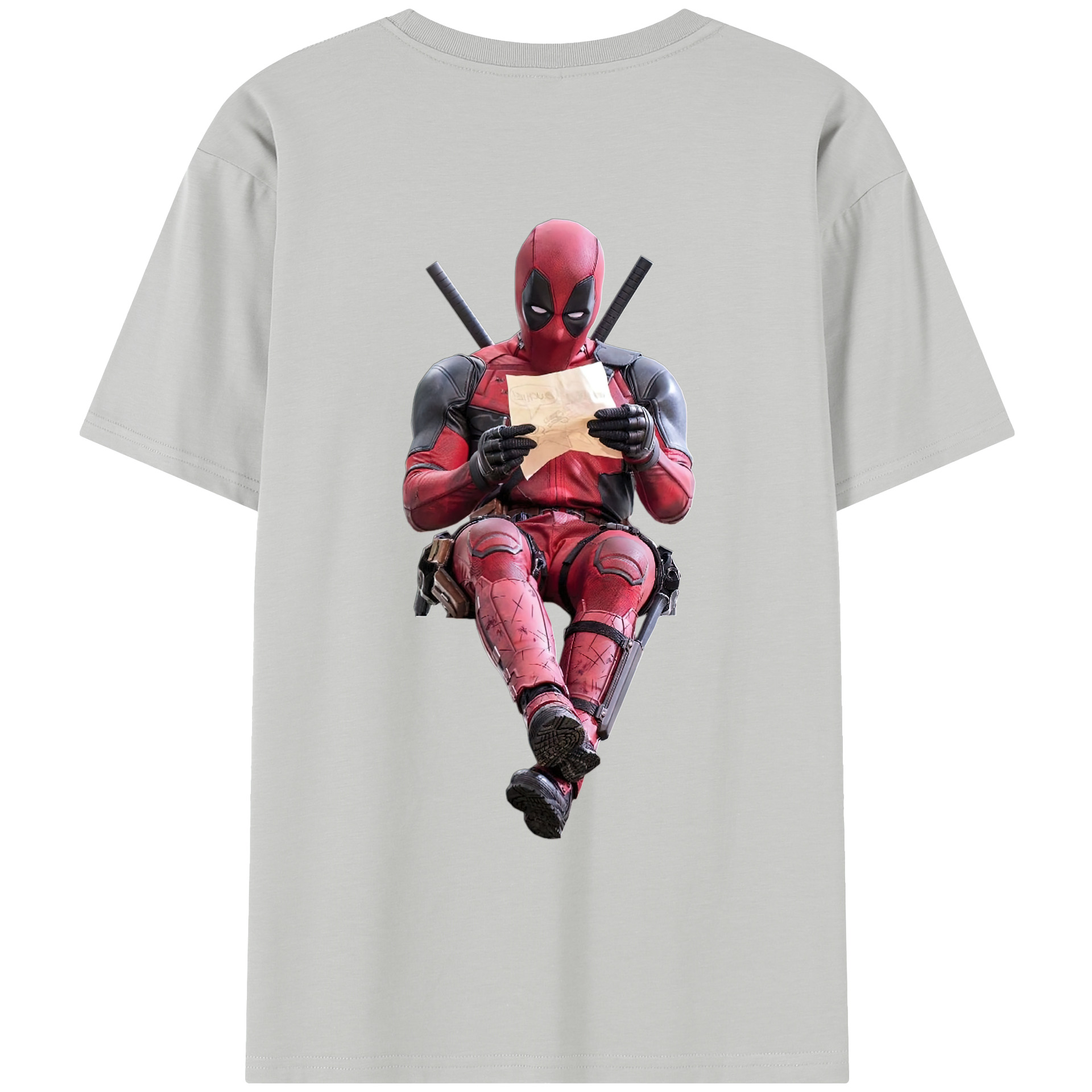 （画像用） Deadpool デッドプール レディース半袖Tシャツ(バックプリント)