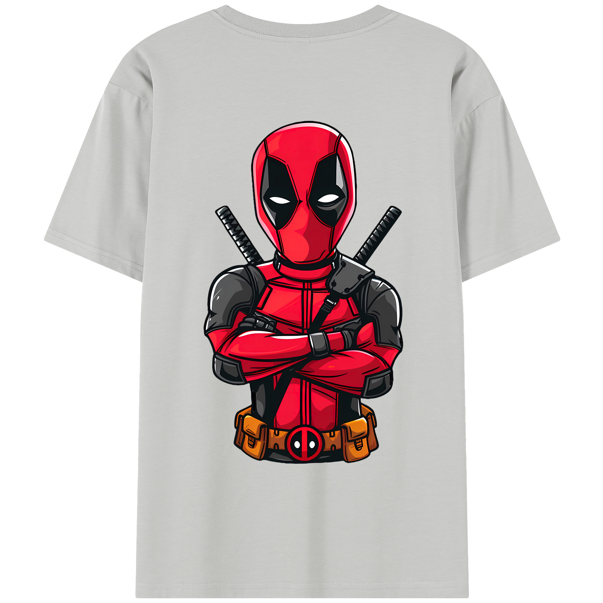 （画像用） Deadpool デッドプール レディース半袖Tシャツ(バックプリント)