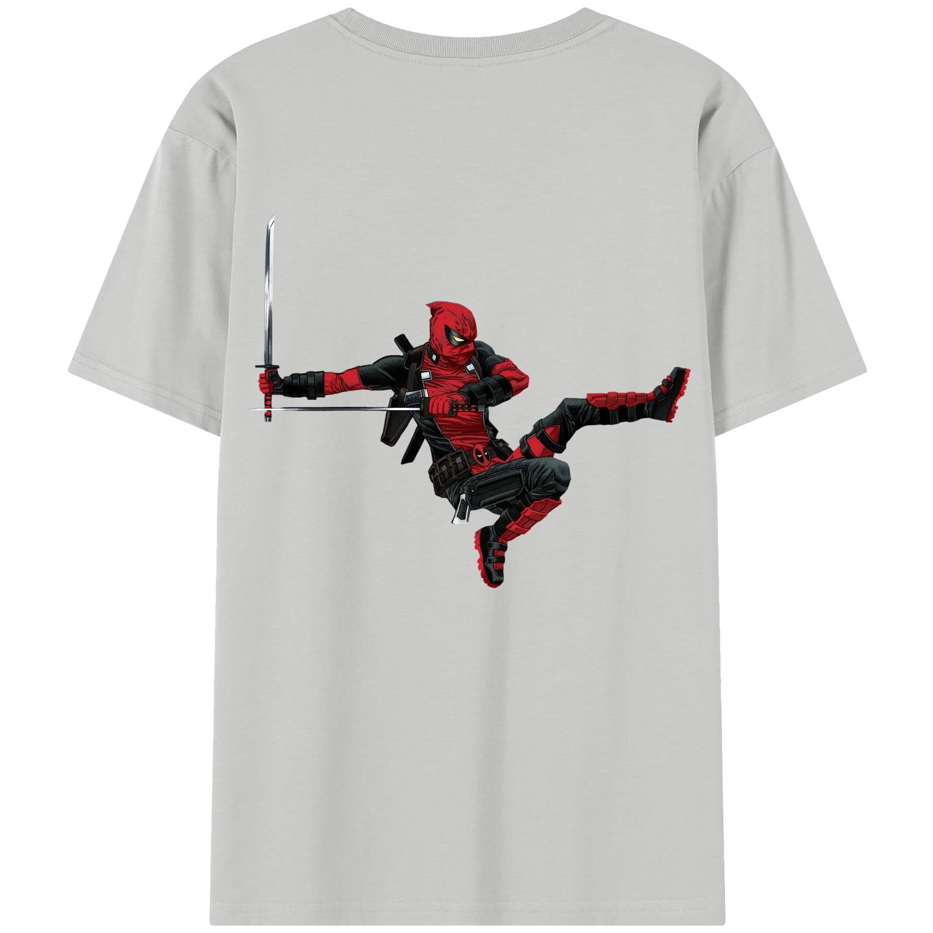 （画像用） Deadpool デッドプール レディース半袖Tシャツ(バックプリント)