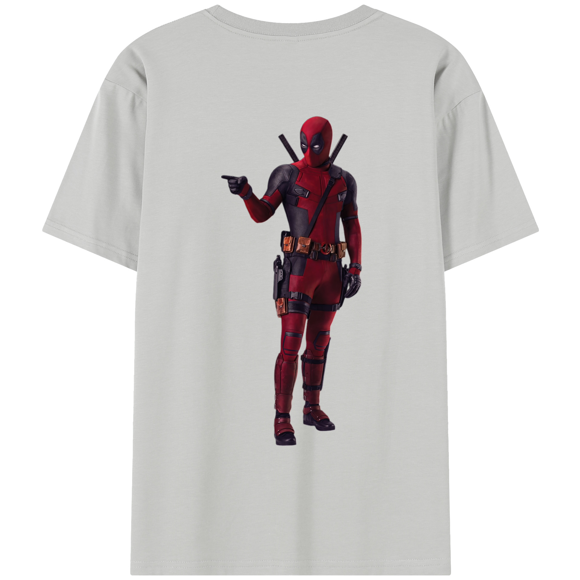 （画像用） Deadpool デッドプール レディース半袖Tシャツ(バックプリント)