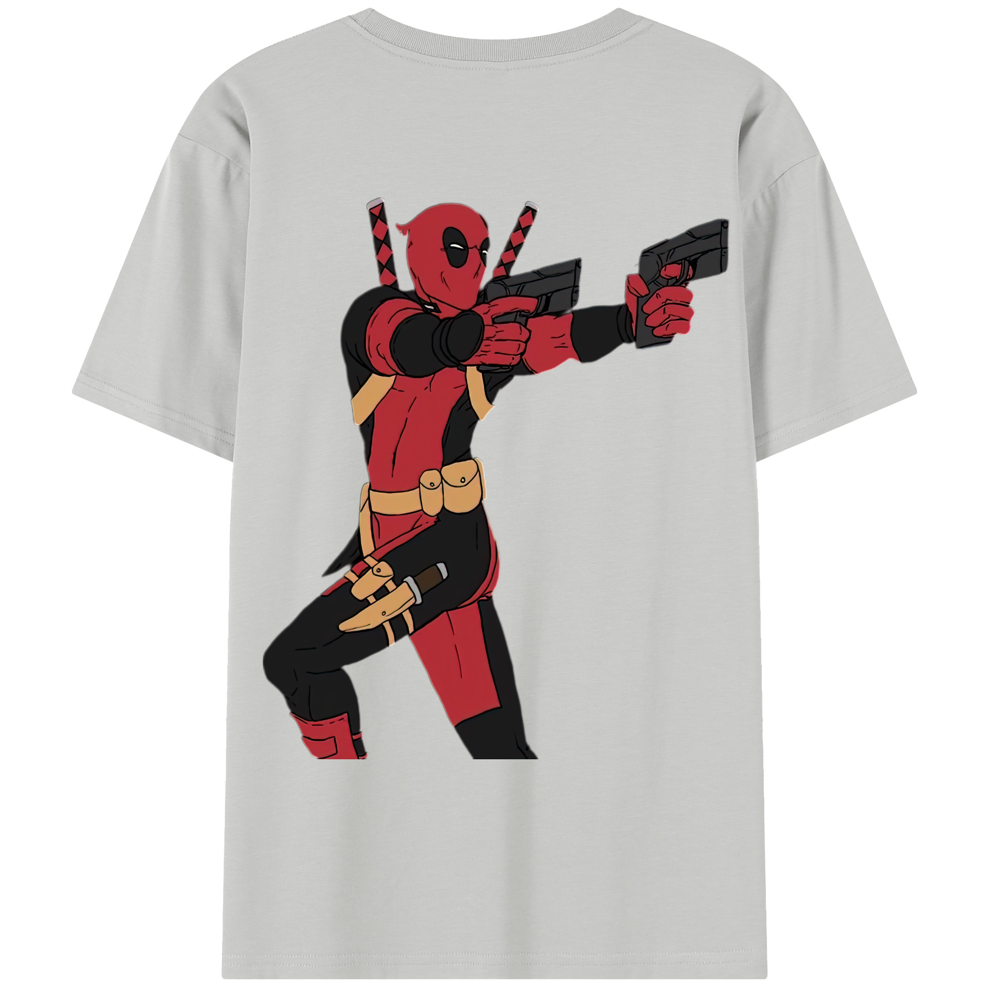 （画像用） Deadpool デッドプール レディース半袖Tシャツ(バックプリント)