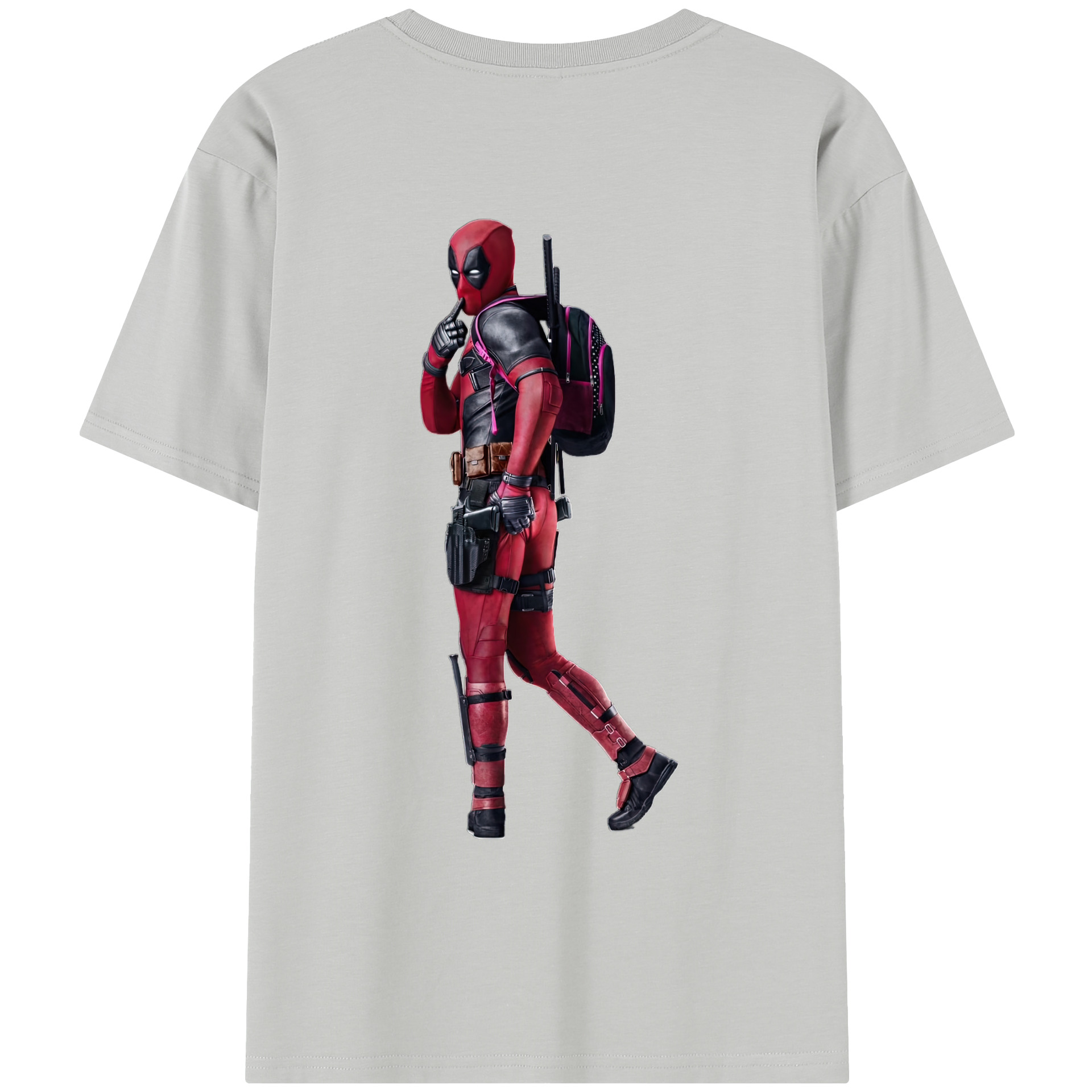 （画像用） Deadpool デッドプール レディース半袖Tシャツ(バックプリント)