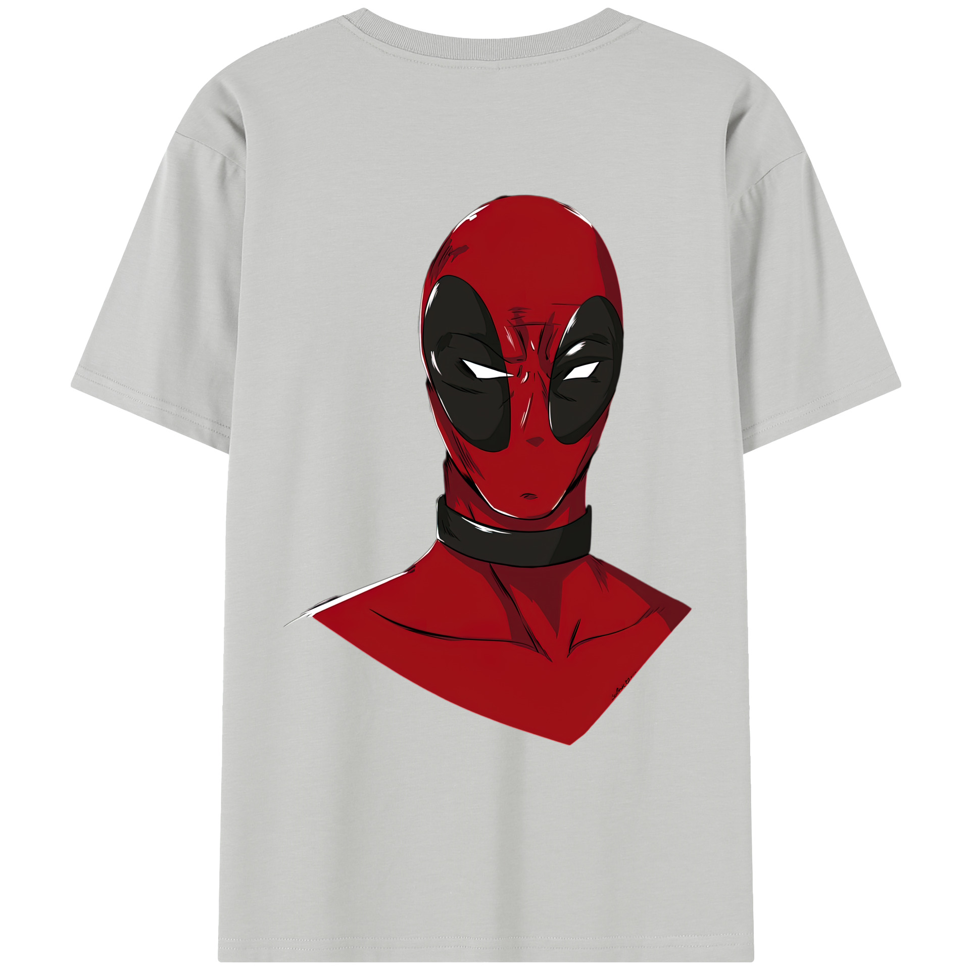 （画像用） Deadpool デッドプール レディース半袖Tシャツ(バックプリント)