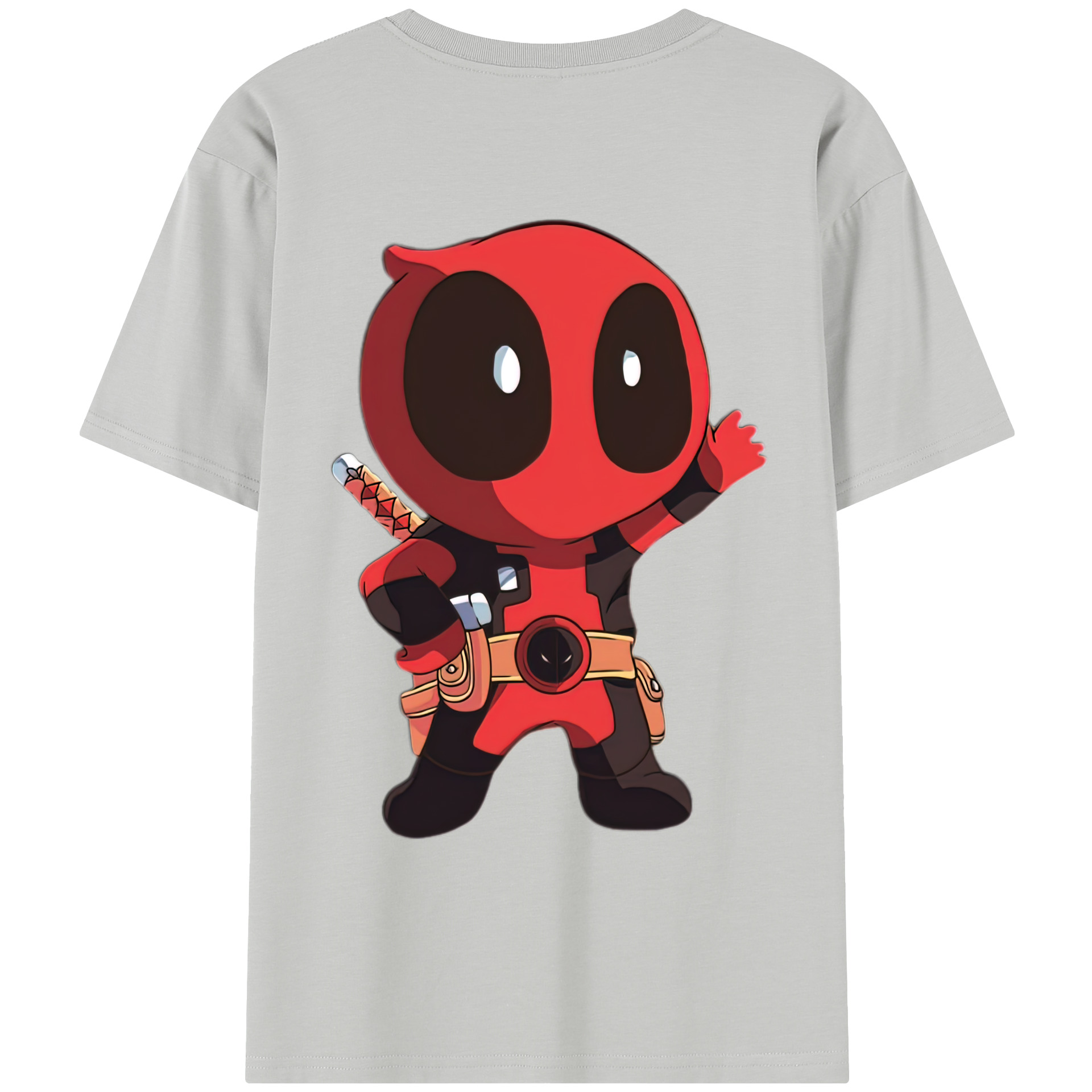 （画像用） Deadpool デッドプール レディース半袖Tシャツ(バックプリント)