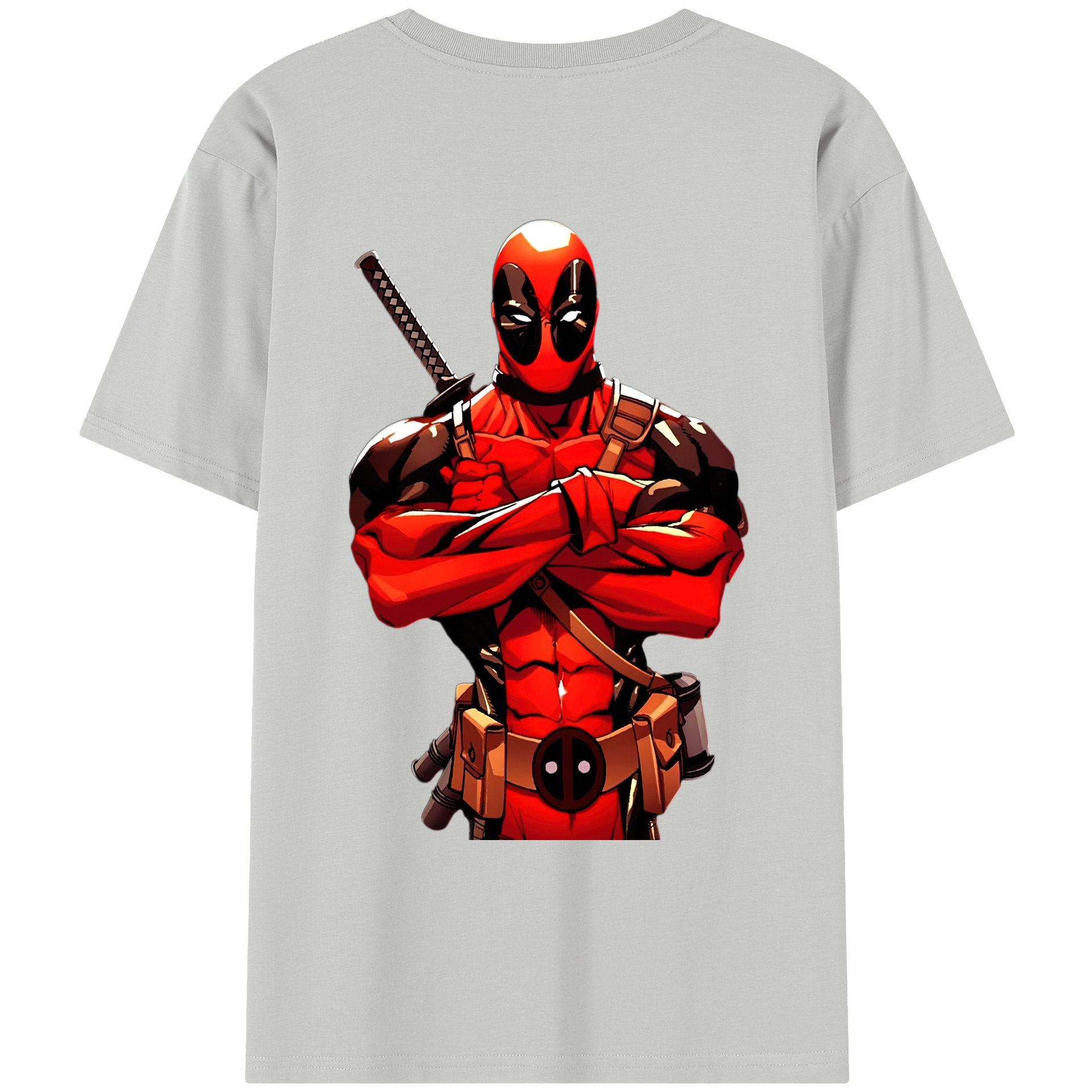 （画像用） Deadpool デッドプール レディース半袖Tシャツ(バックプリント)