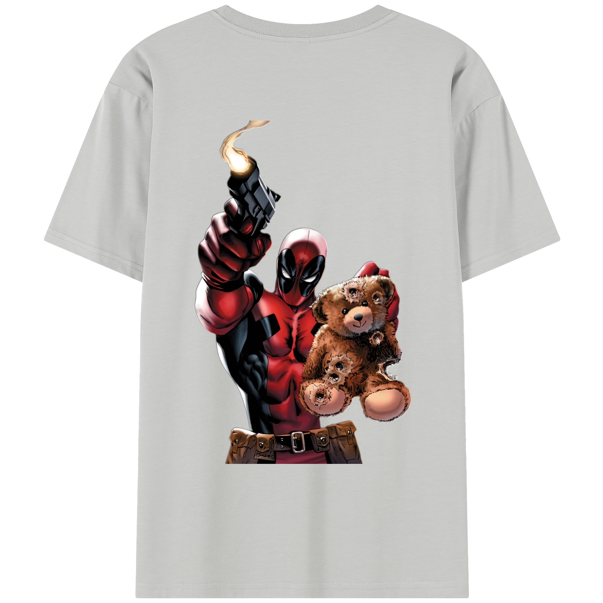 （画像用） Deadpool デッドプール レディース半袖Tシャツ(バックプリント)