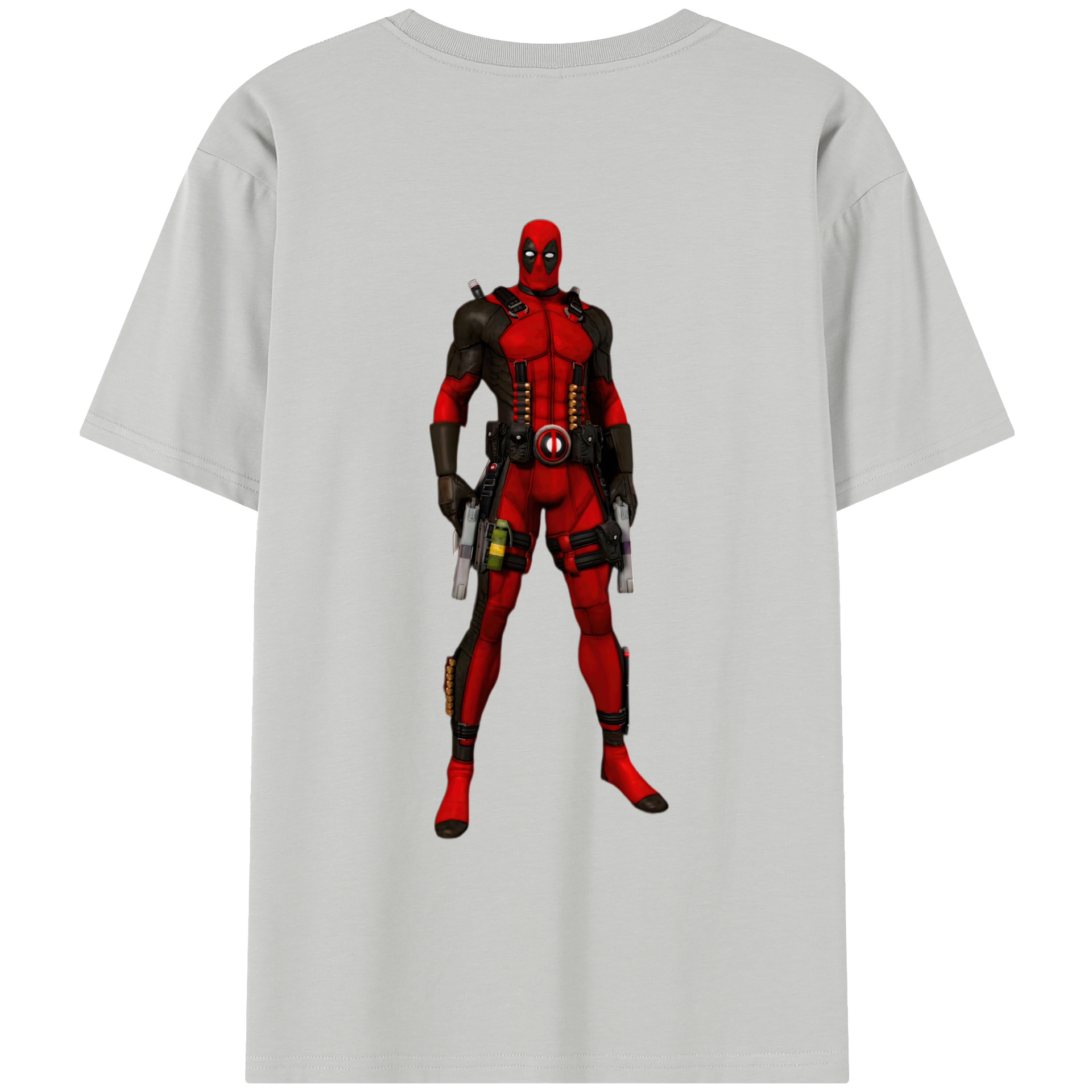 （画像用） Deadpool デッドプール レディース半袖Tシャツ(バックプリント)