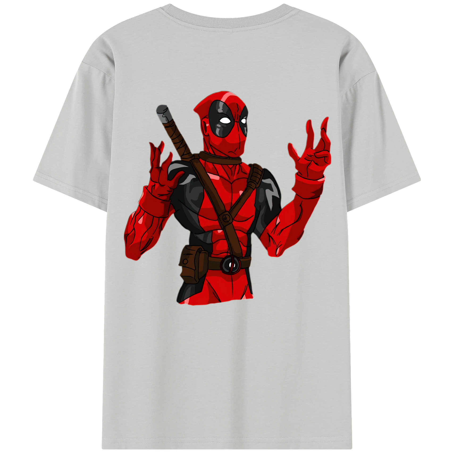 （画像用） Deadpool デッドプール レディース半袖Tシャツ(バックプリント)