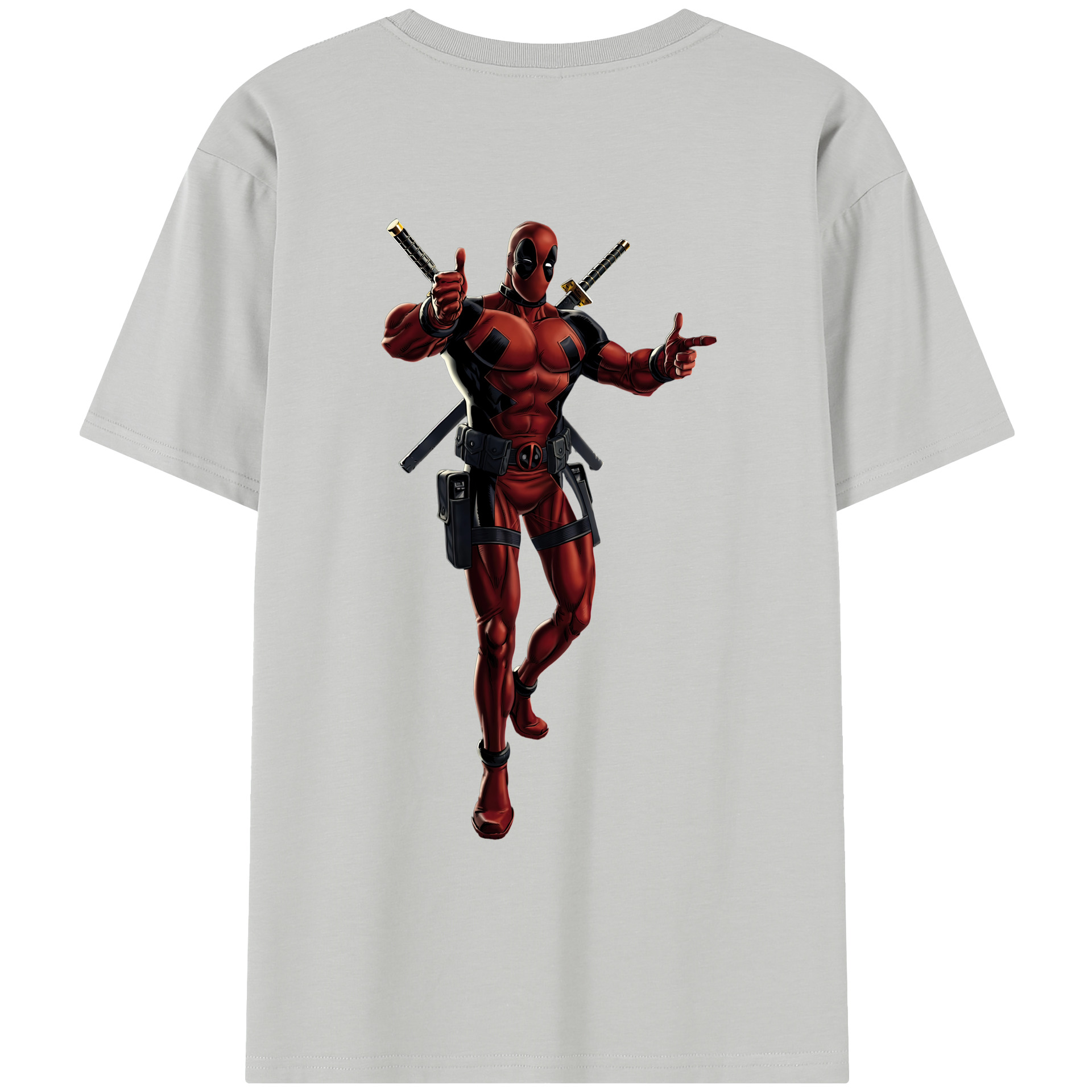 （画像用） Deadpool デッドプール レディース半袖Tシャツ(バックプリント)