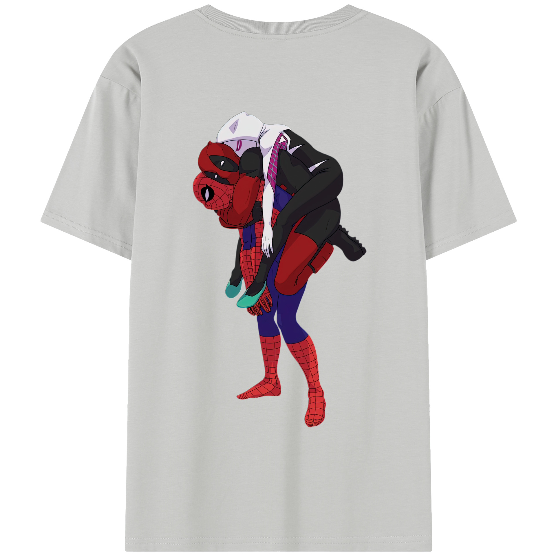 （画像用） Deadpool デッドプール レディース半袖Tシャツ(バックプリント)