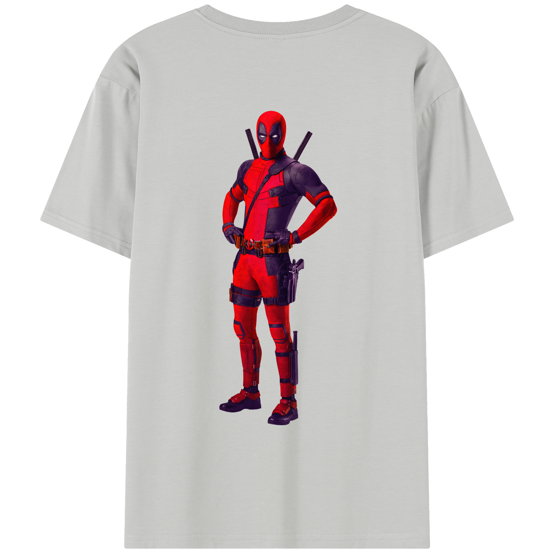 （画像用） Deadpool デッドプール レディース半袖Tシャツ(バックプリント)