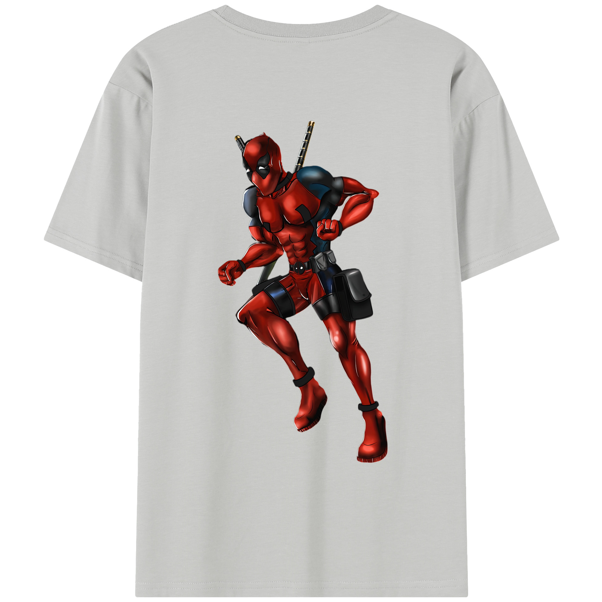 （画像用） Deadpool デッドプール レディース半袖Tシャツ(バックプリント)
