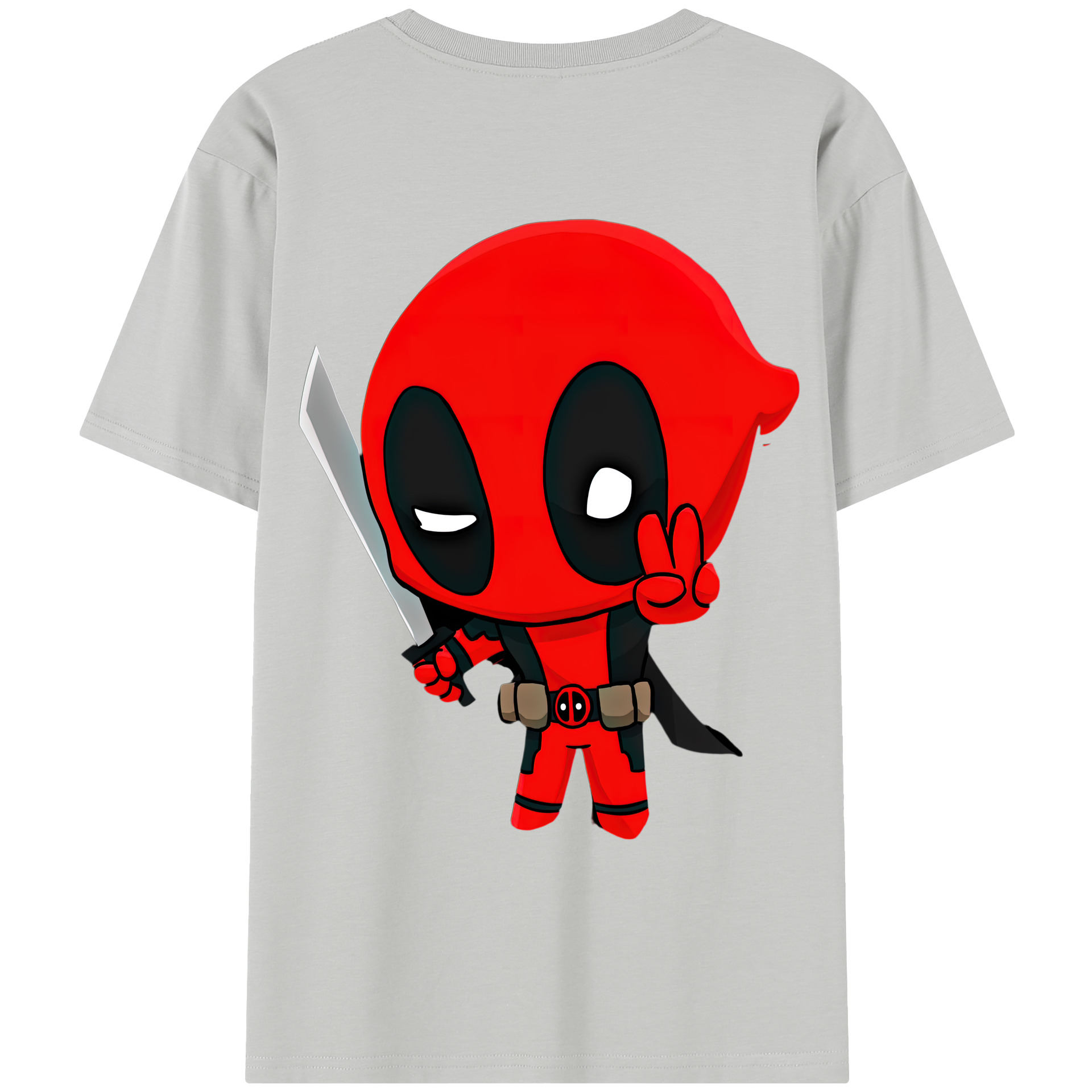 （画像用） Deadpool デッドプール レディース半袖Tシャツ(バックプリント)