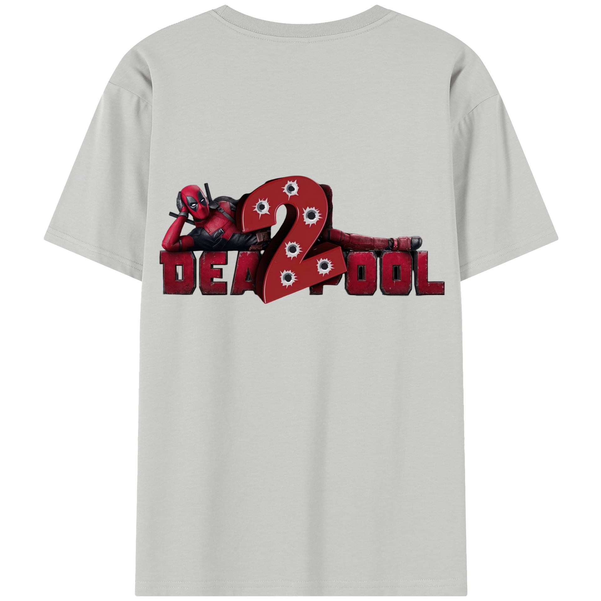 （画像用） Deadpool デッドプール レディース半袖Tシャツ(バックプリント)