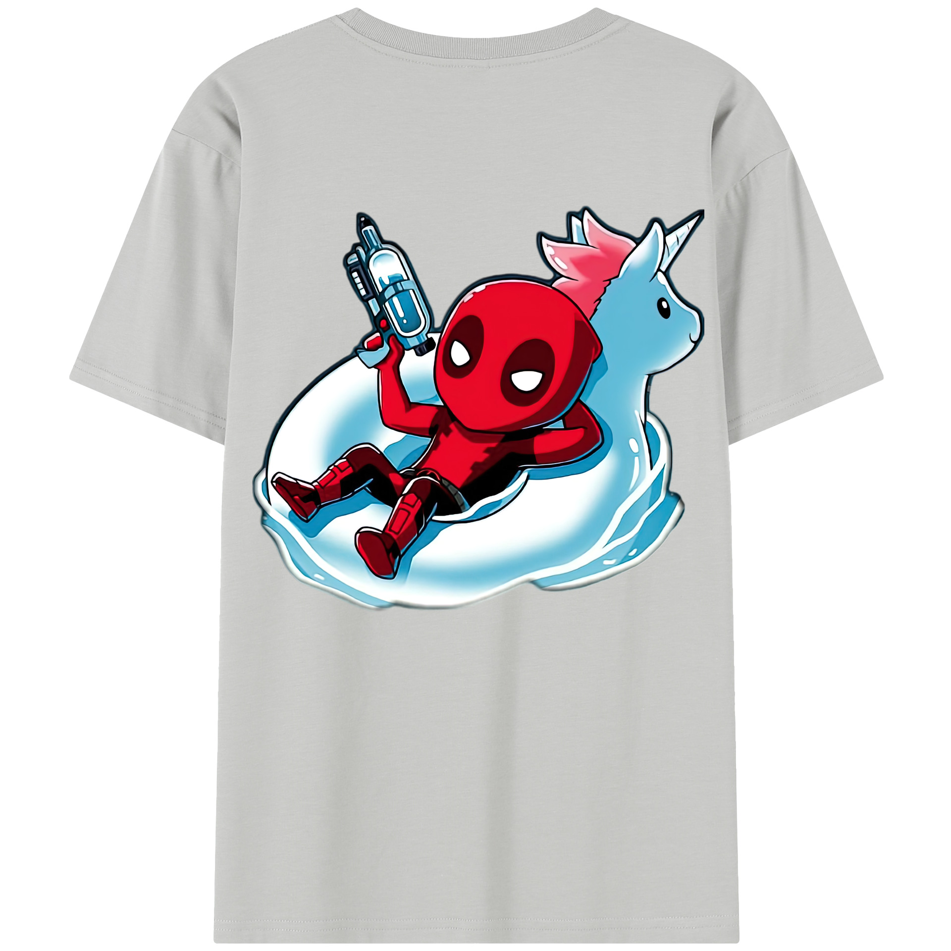 （画像用） Deadpool デッドプール レディース半袖Tシャツ(バックプリント)
