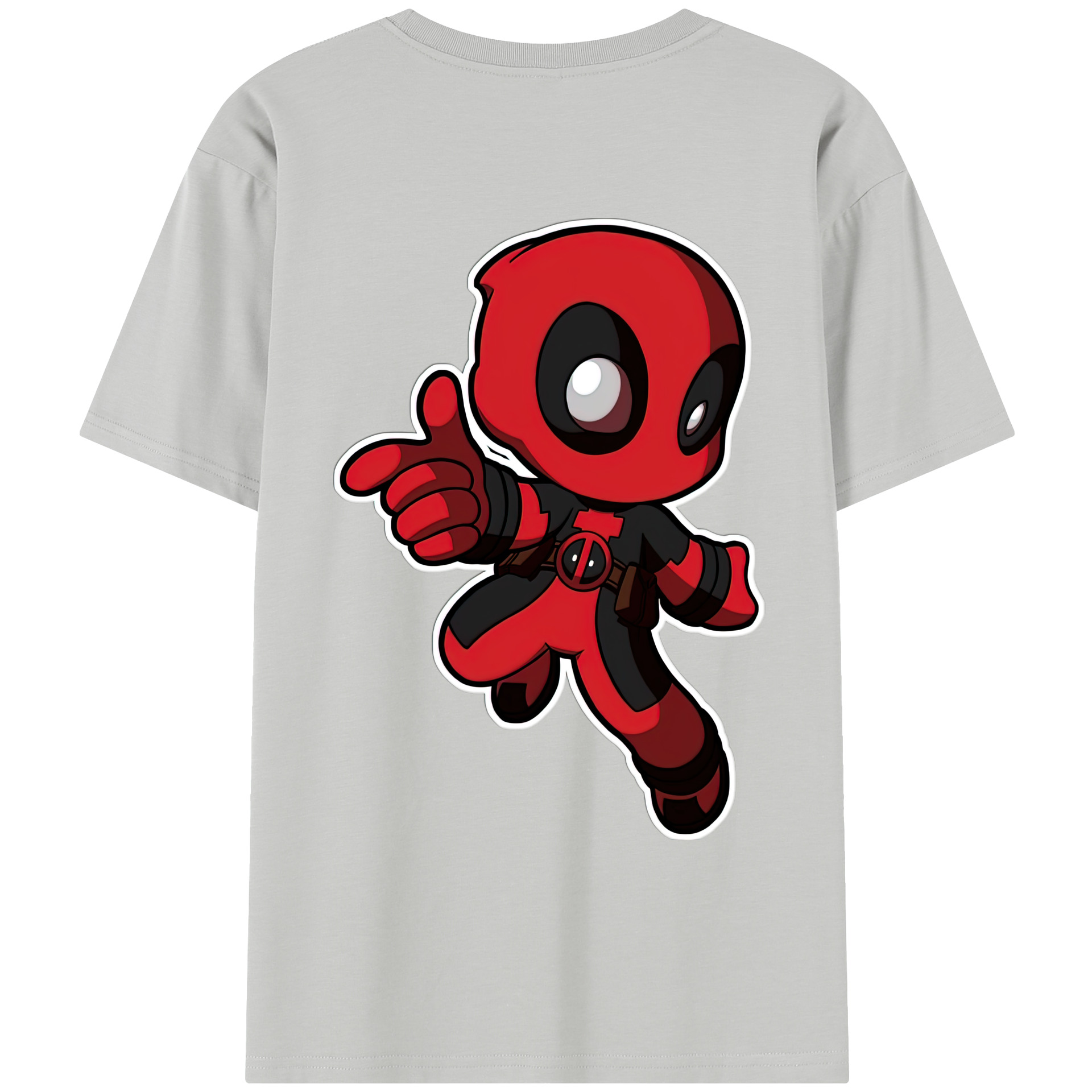 （画像用） Deadpool デッドプール レディース半袖Tシャツ(バックプリント)