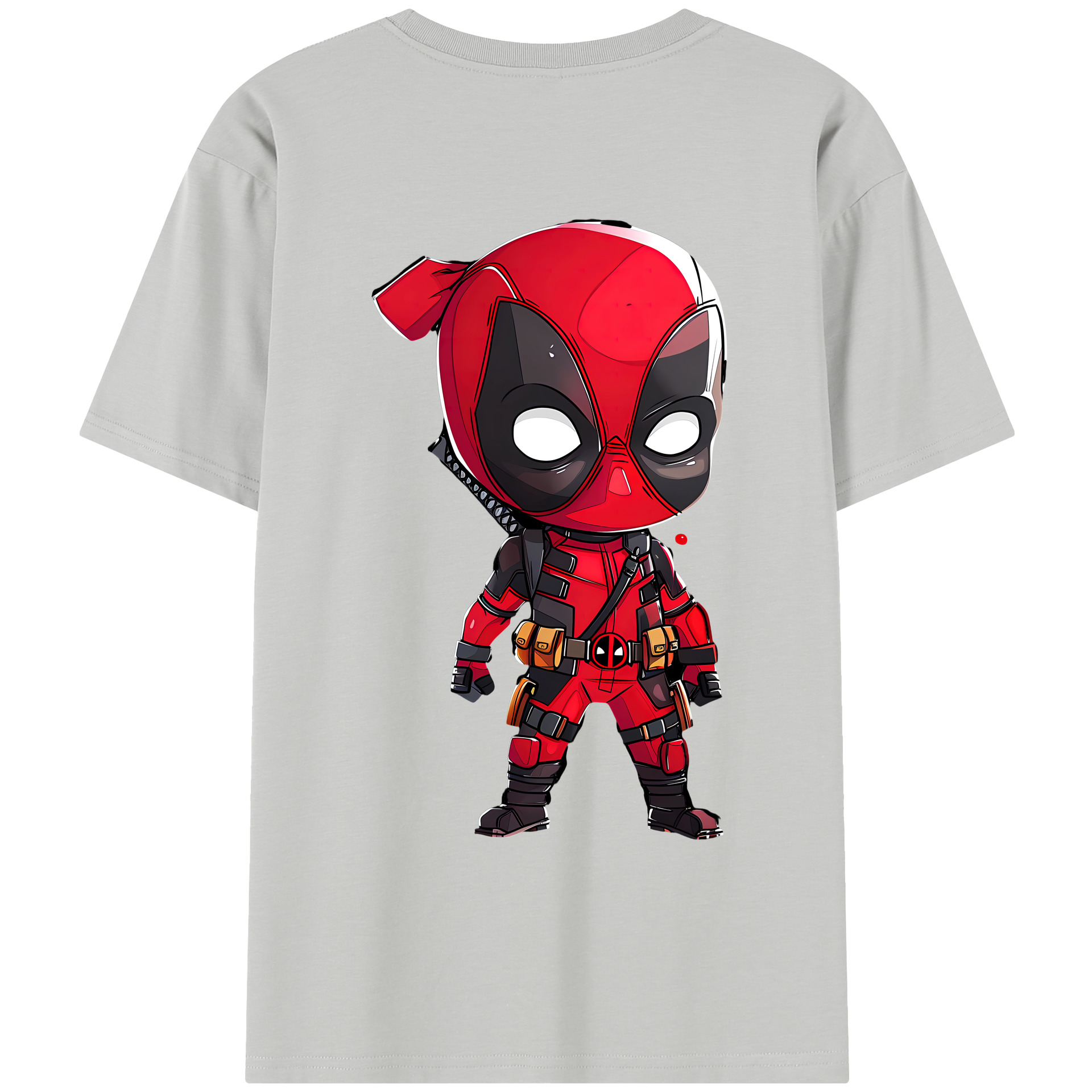 （画像用） Deadpool デッドプール レディース半袖Tシャツ(バックプリント)