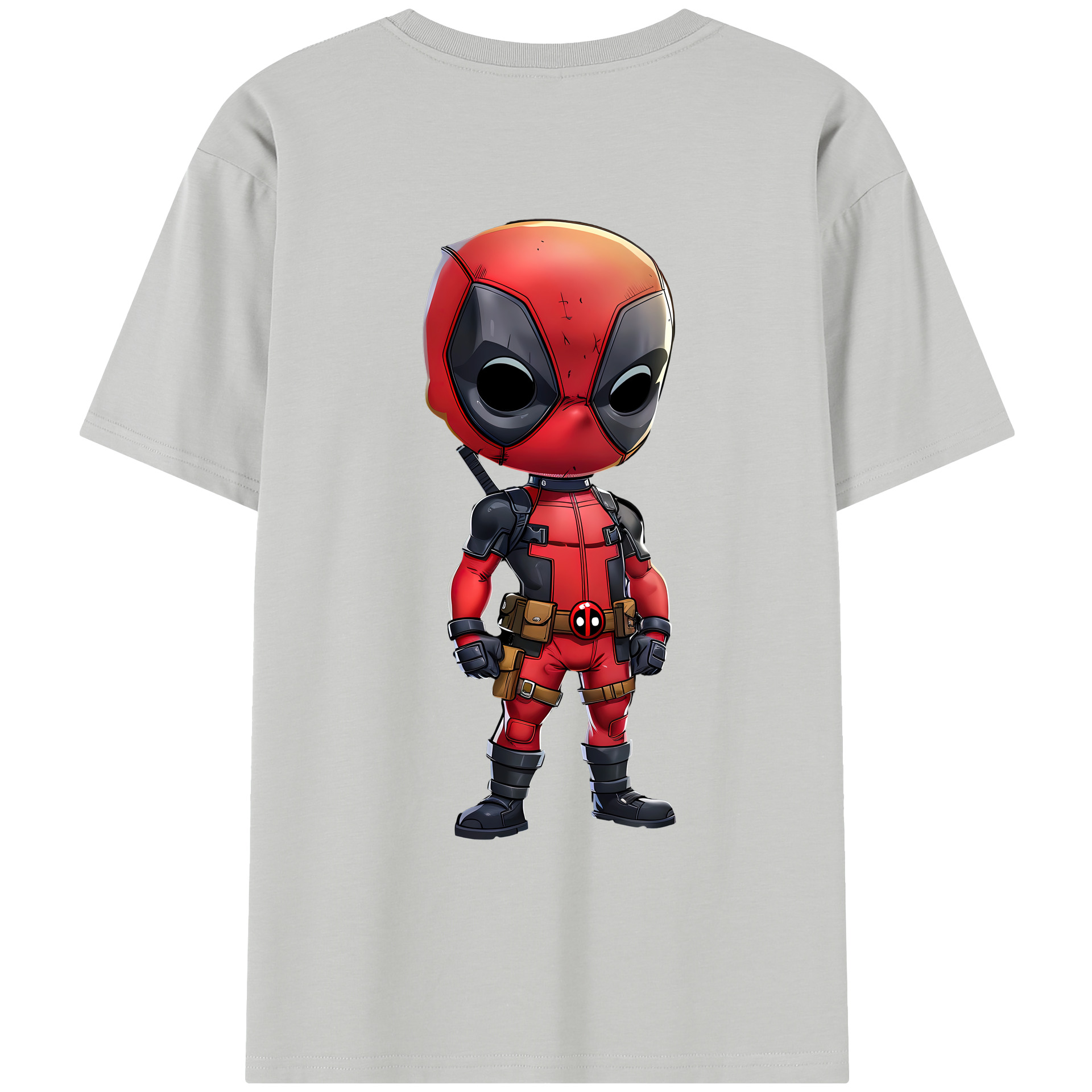 （画像用） Deadpool デッドプール レディース半袖Tシャツ(バックプリント)