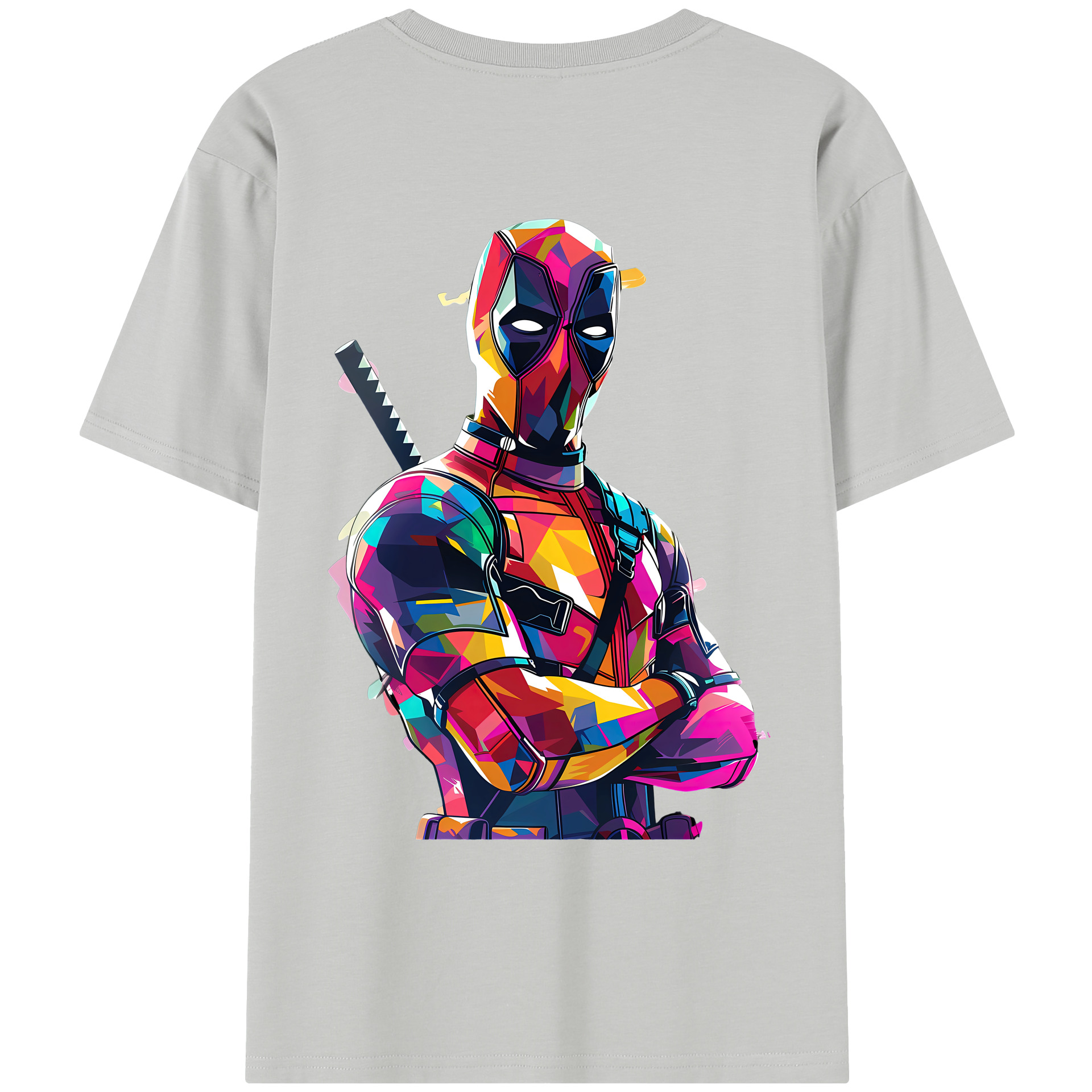 （画像用） Deadpool デッドプール レディース半袖Tシャツ(バックプリント)