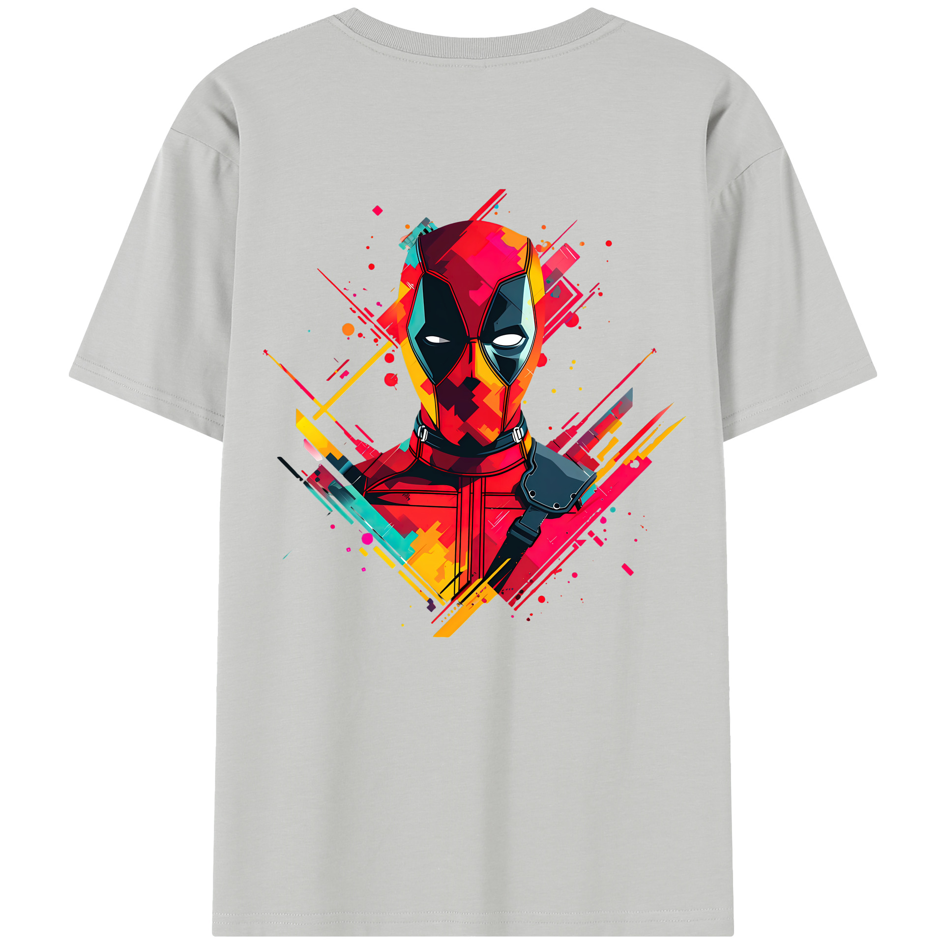 （画像用） Deadpool デッドプール レディース半袖Tシャツ(バックプリント)