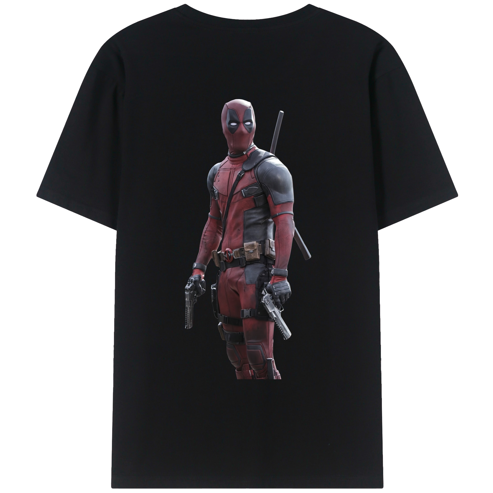 （画像用） Deadpool デッドプール レディース半袖Tシャツ(バックプリント)