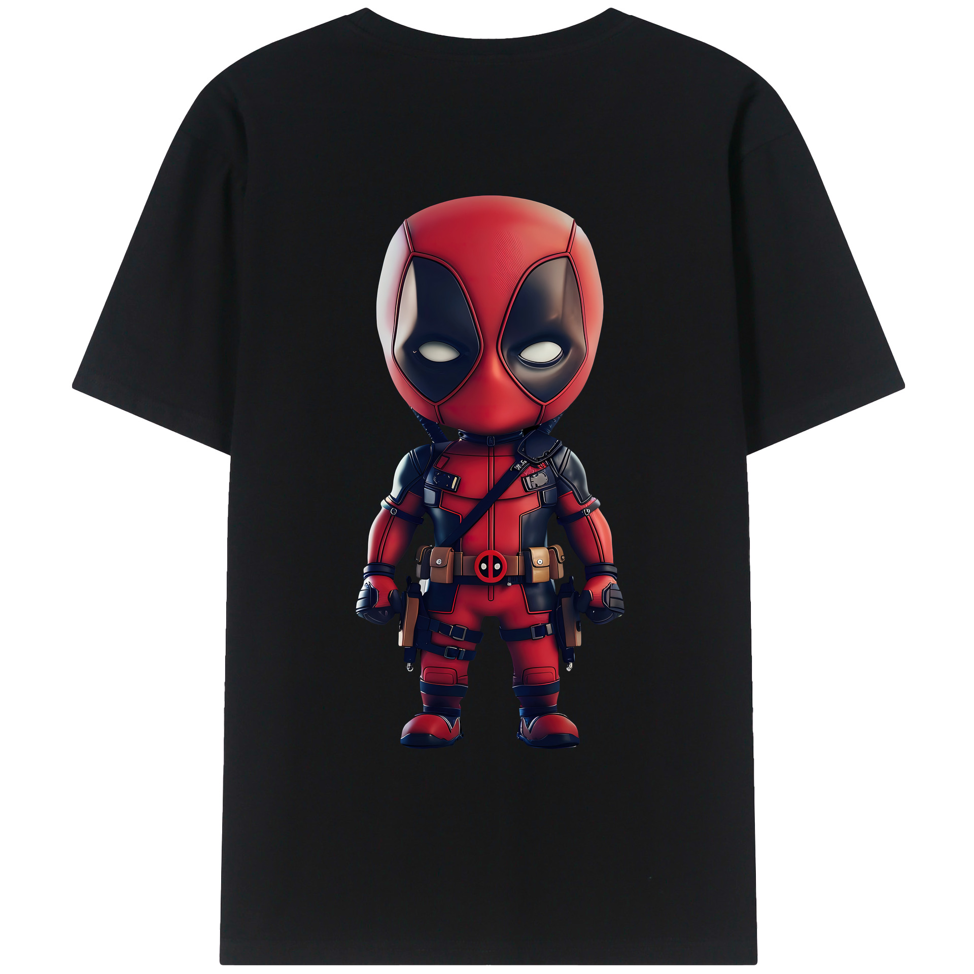 （画像用） Deadpool デッドプール レディース半袖Tシャツ(バックプリント)