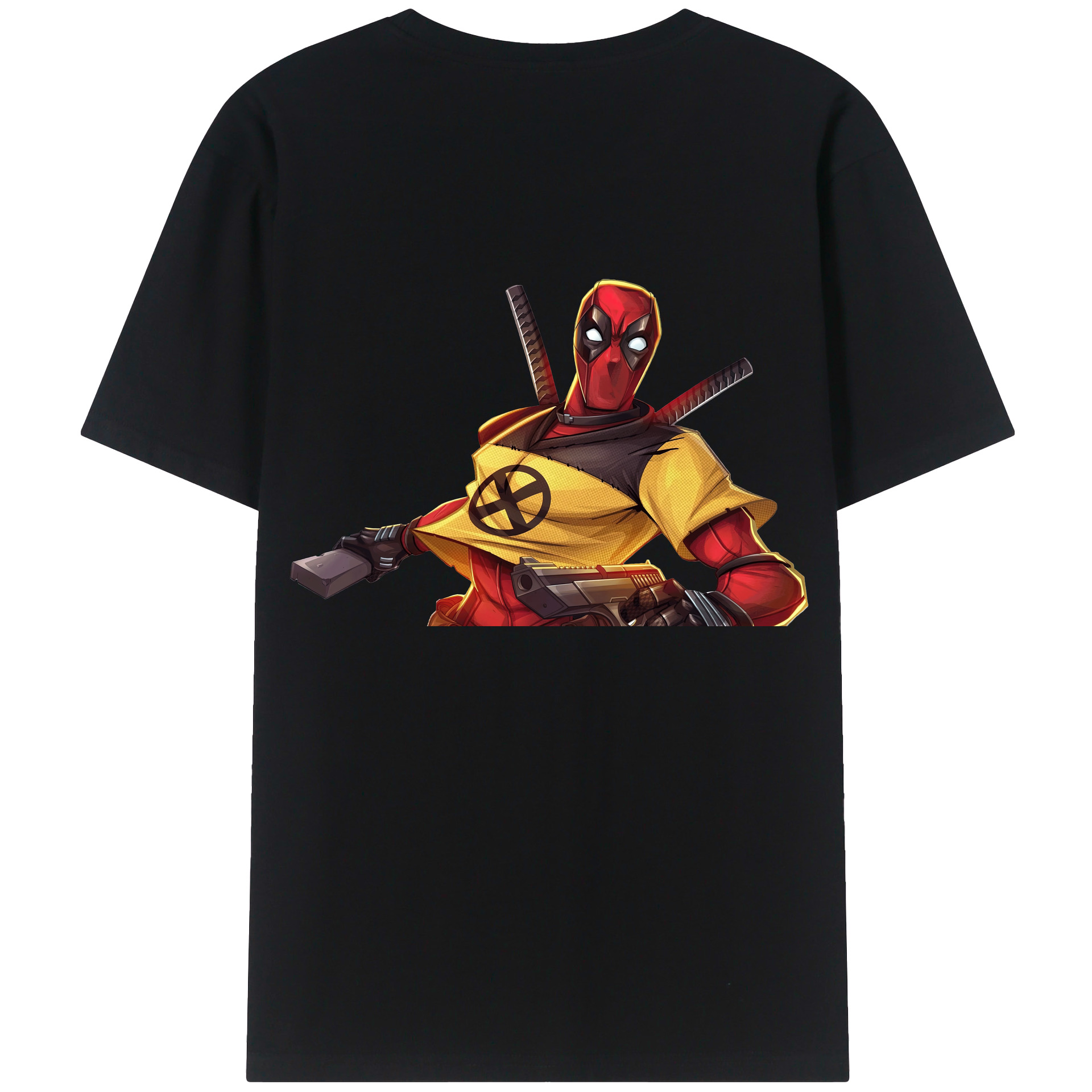 （画像用） Deadpool デッドプール レディース半袖Tシャツ(バックプリント)