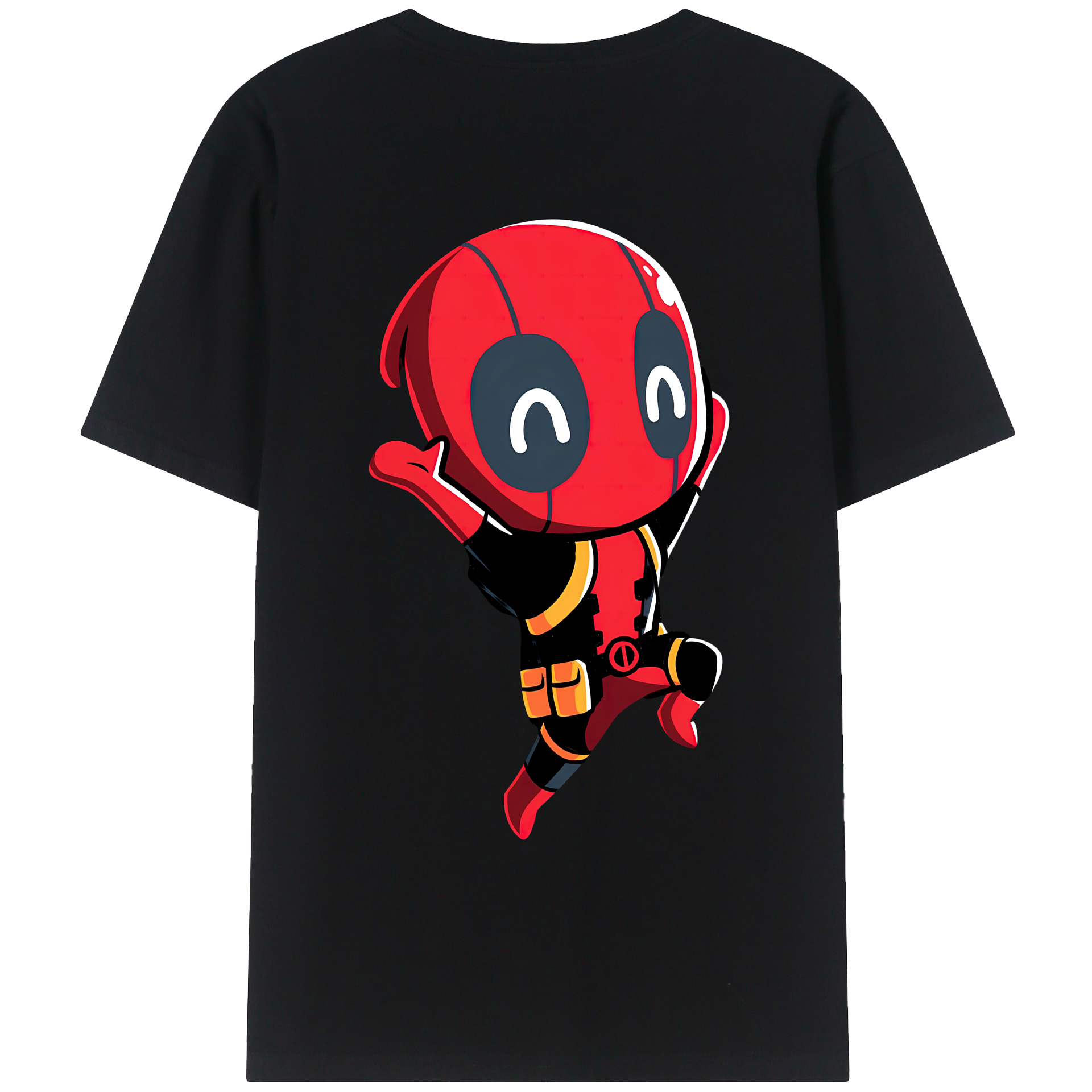 （画像用） Deadpool デッドプール レディース半袖Tシャツ(バックプリント)