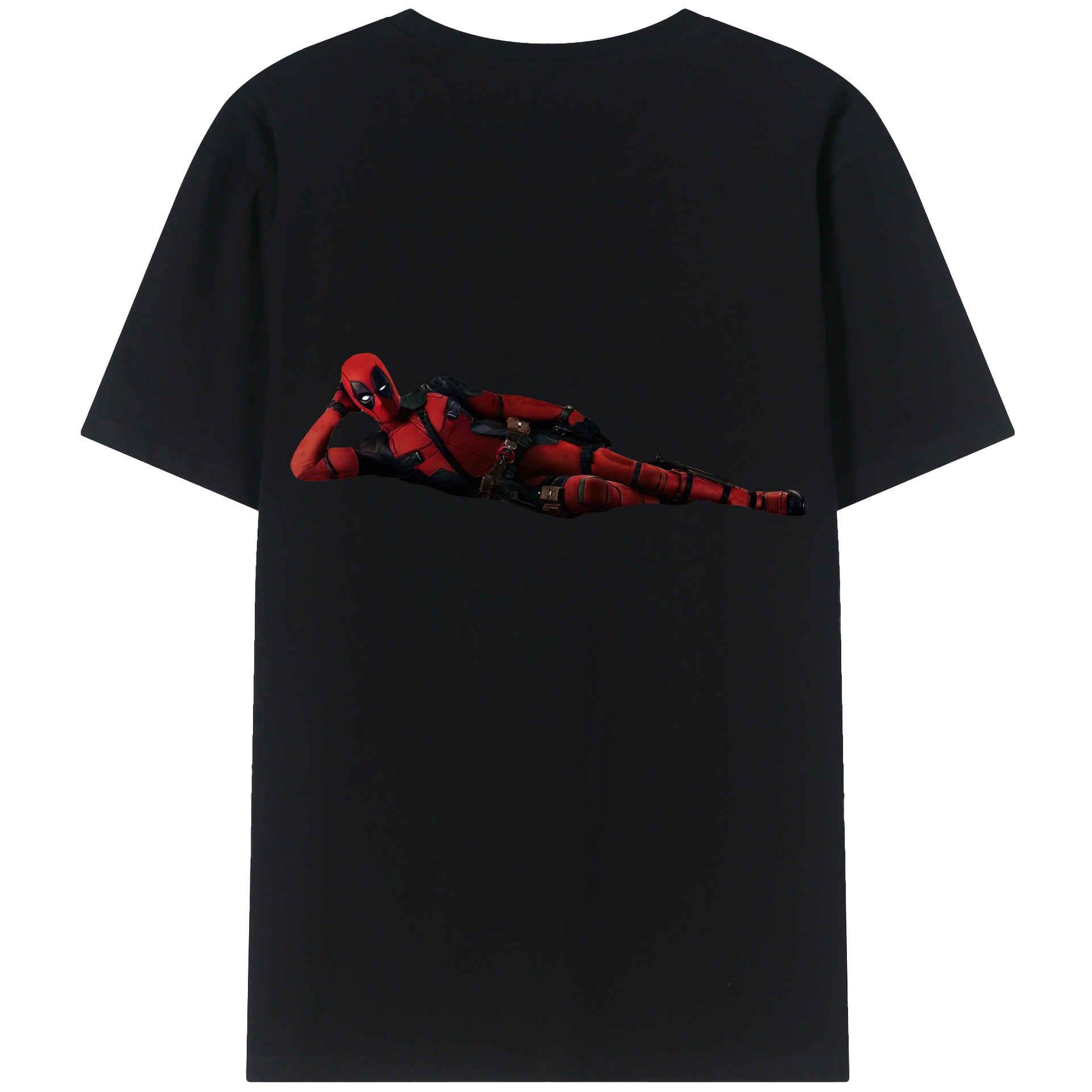 （画像用） Deadpool デッドプール レディース半袖Tシャツ(バックプリント)