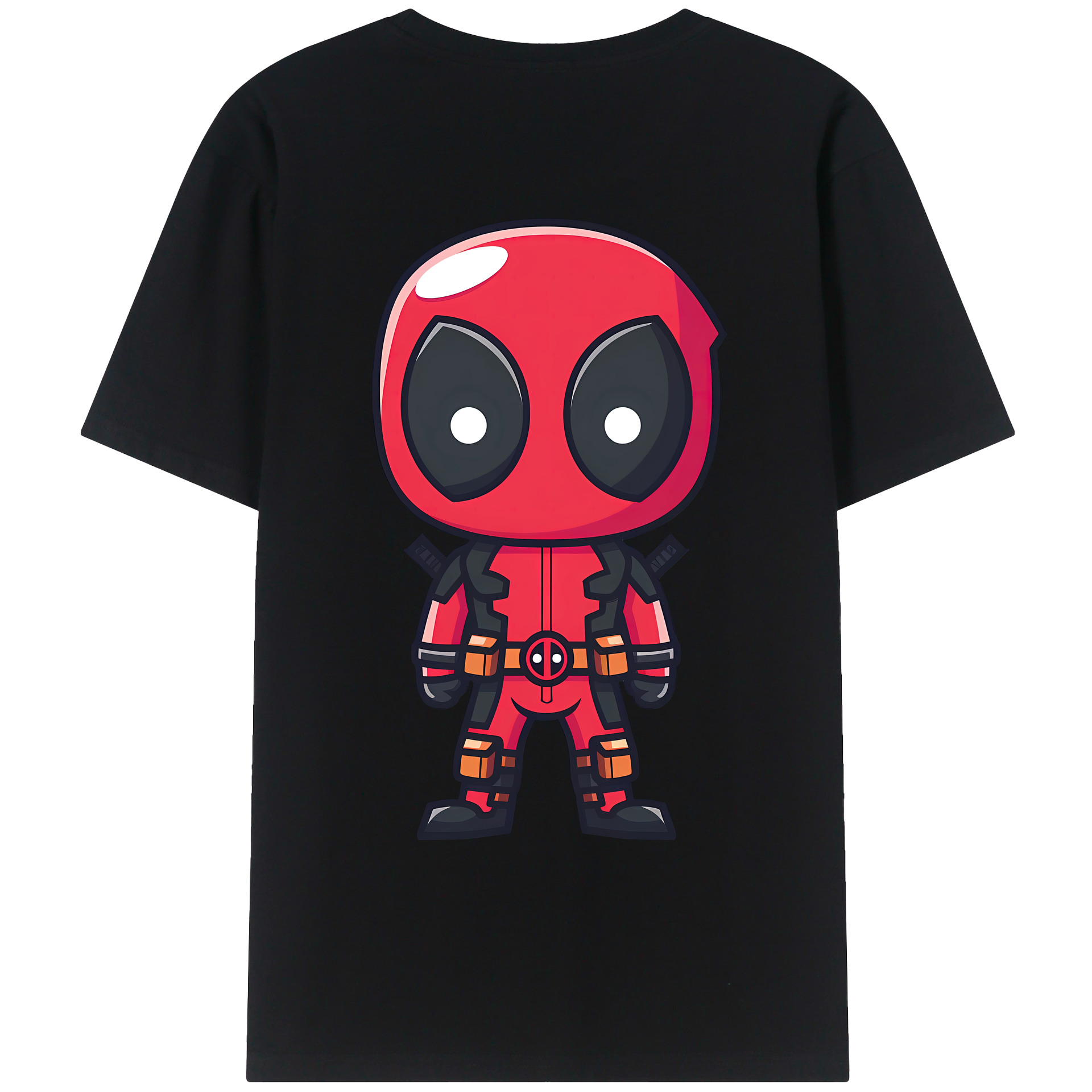 （画像用） Deadpool デッドプール レディース半袖Tシャツ(バックプリント)