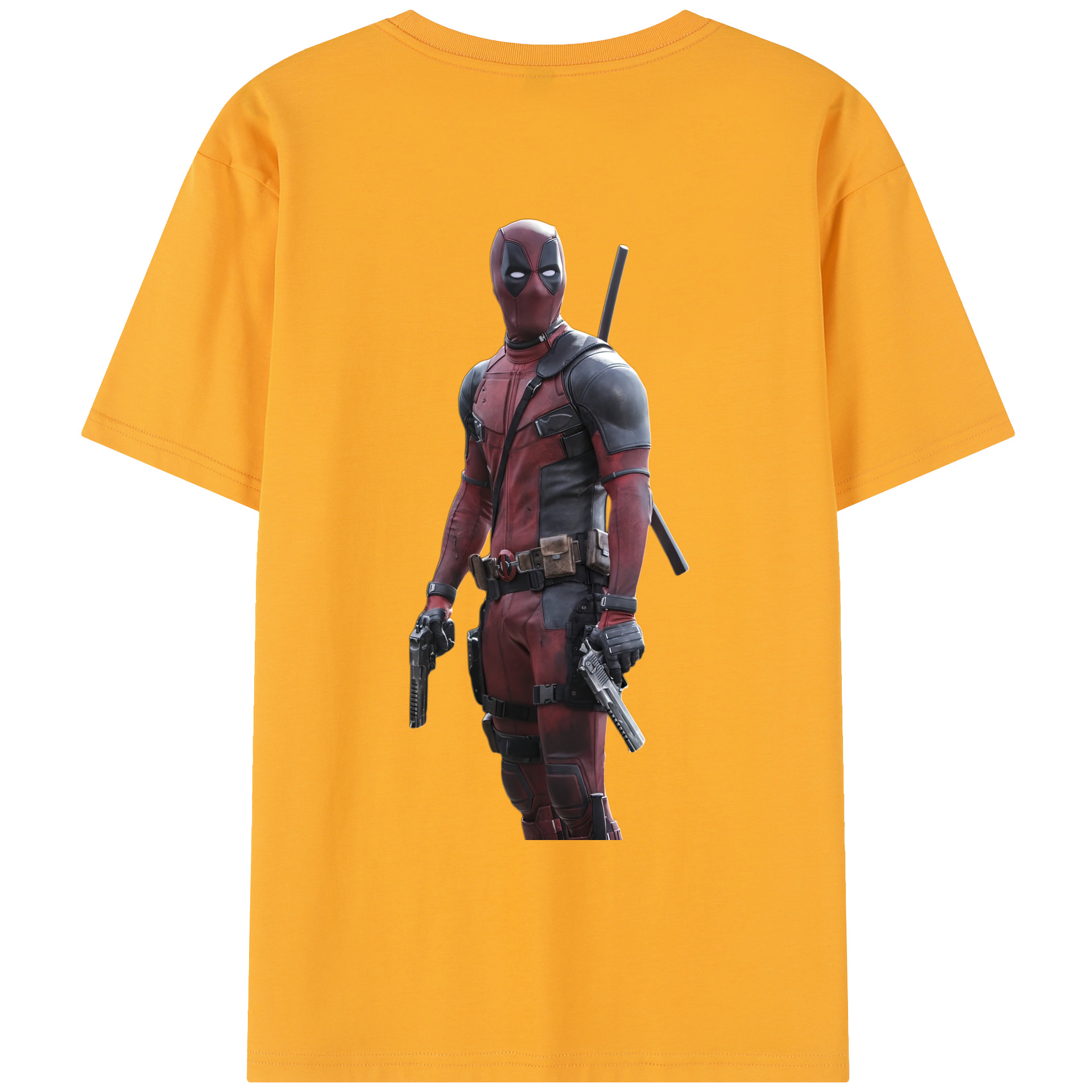 （画像用） Deadpool デッドプール レディース半袖Tシャツ(バックプリント)