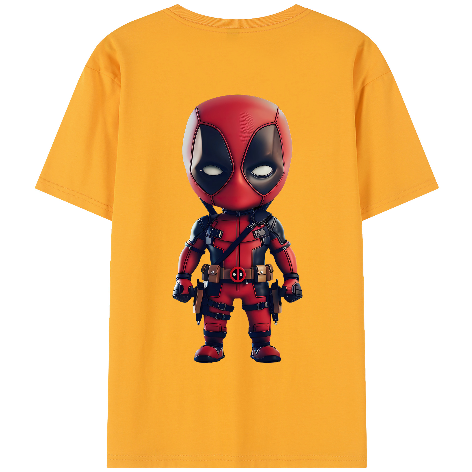 （画像用） Deadpool デッドプール レディース半袖Tシャツ(バックプリント)