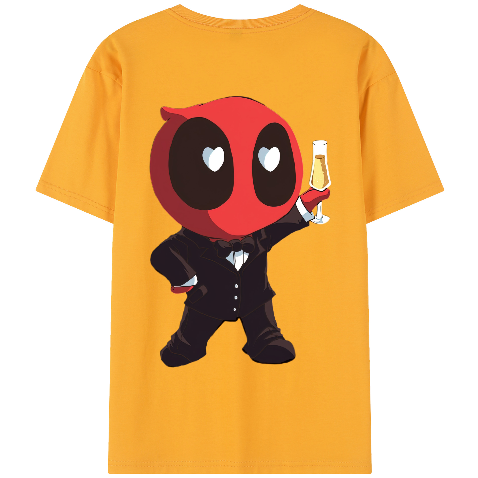 （画像用） Deadpool デッドプール レディース半袖Tシャツ(バックプリント)