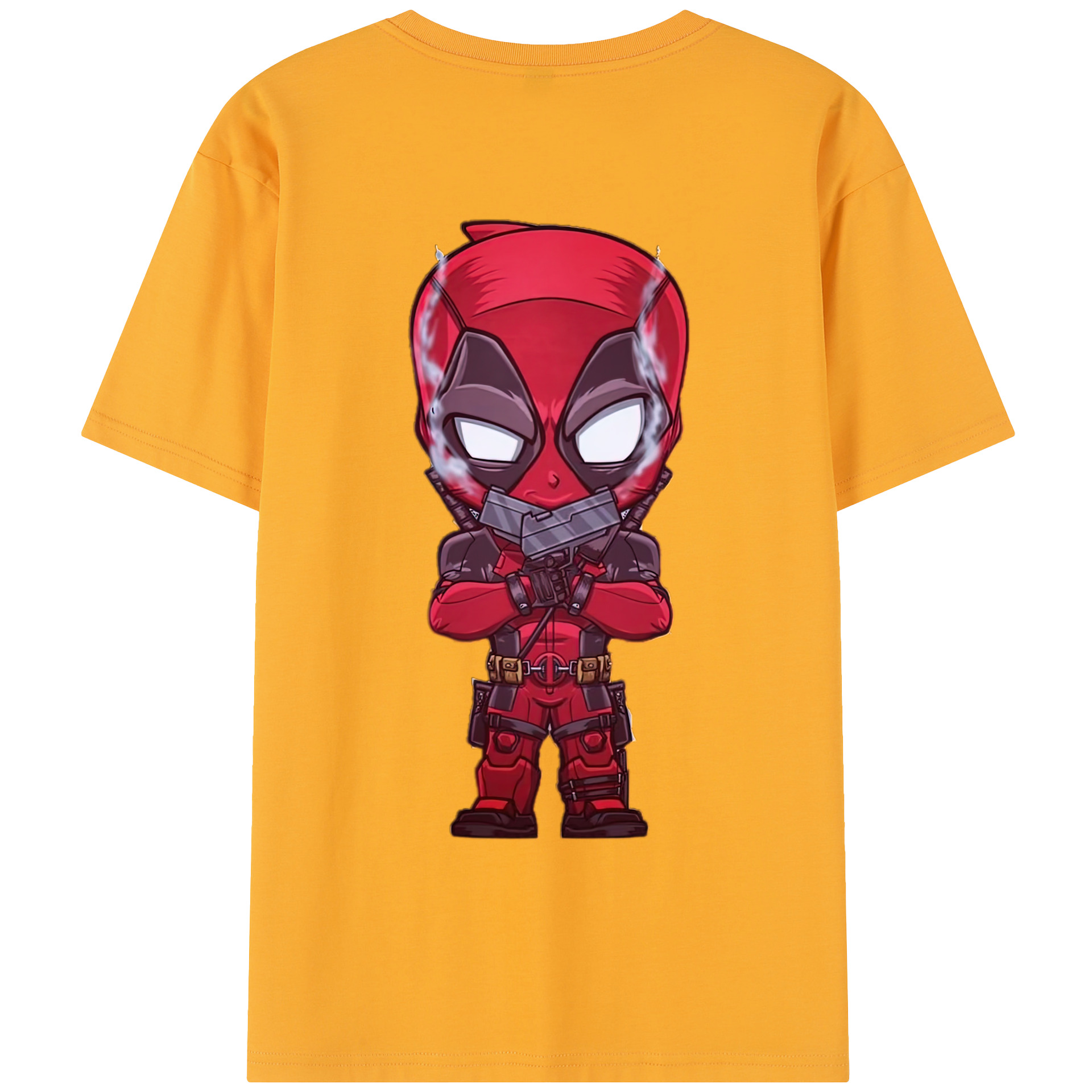 （画像用） Deadpool デッドプール レディース半袖Tシャツ(バックプリント)