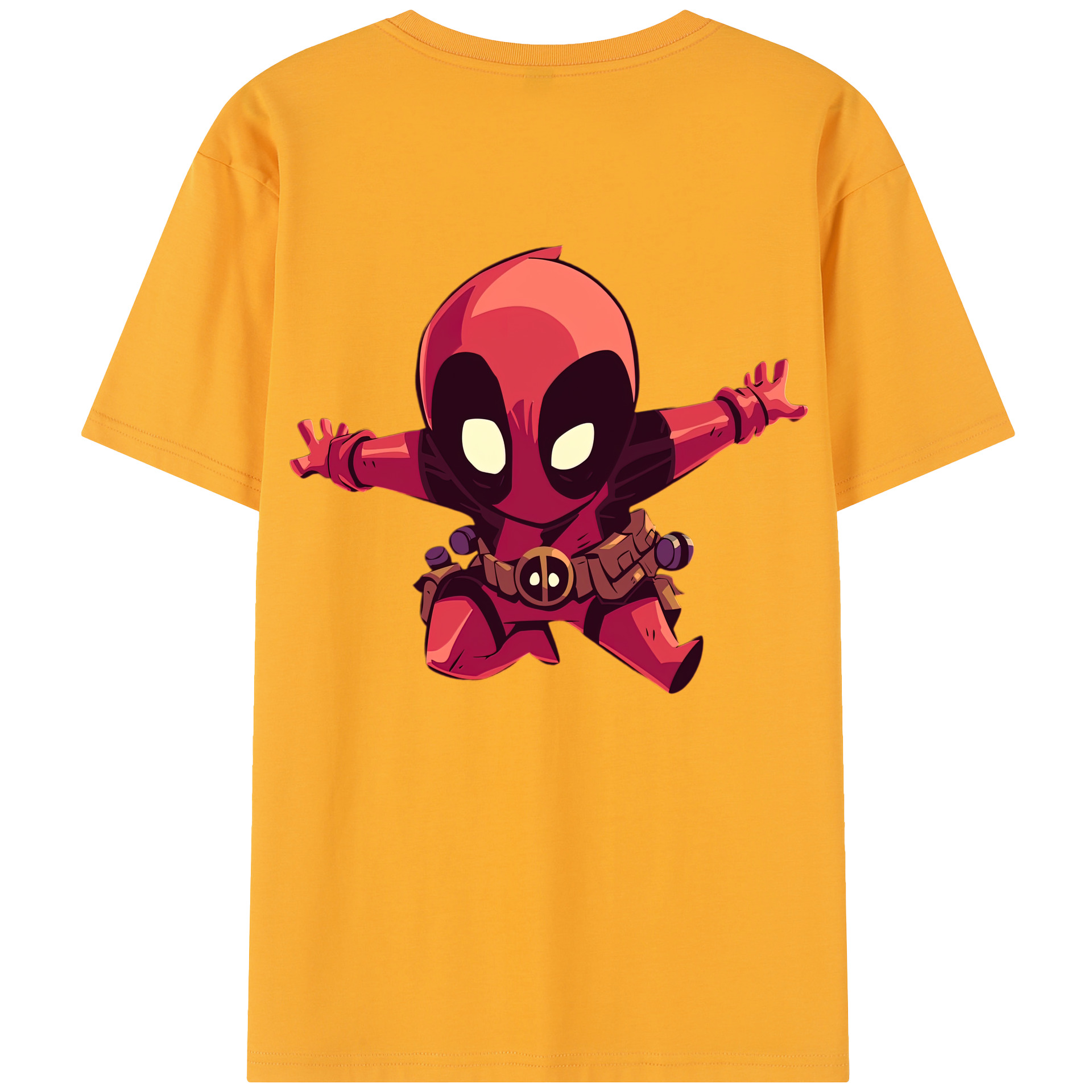 （画像用） Deadpool デッドプール レディース半袖Tシャツ(バックプリント)