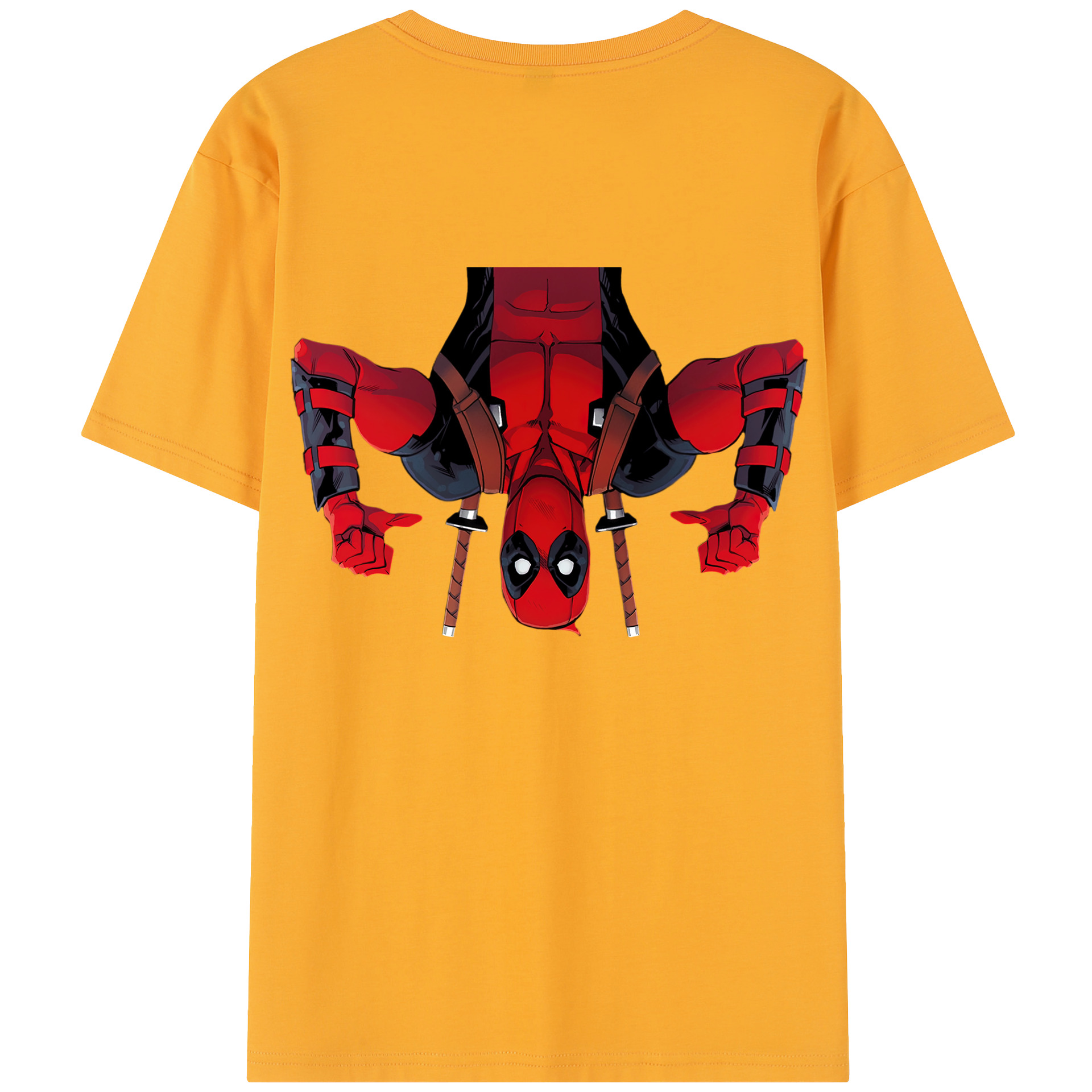 （画像用） Deadpool デッドプール レディース半袖Tシャツ(バックプリント)