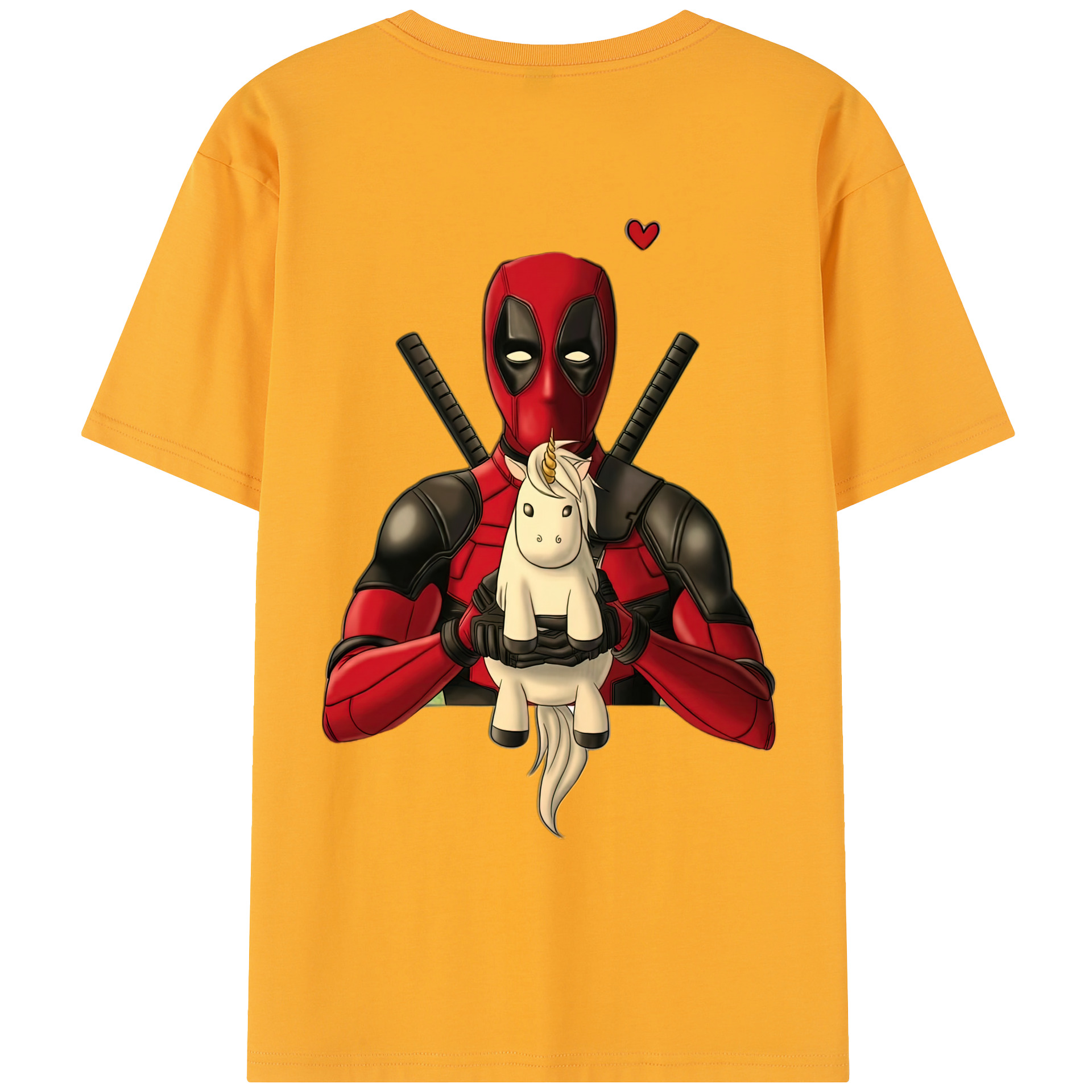 （画像用） Deadpool デッドプール レディース半袖Tシャツ(バックプリント)