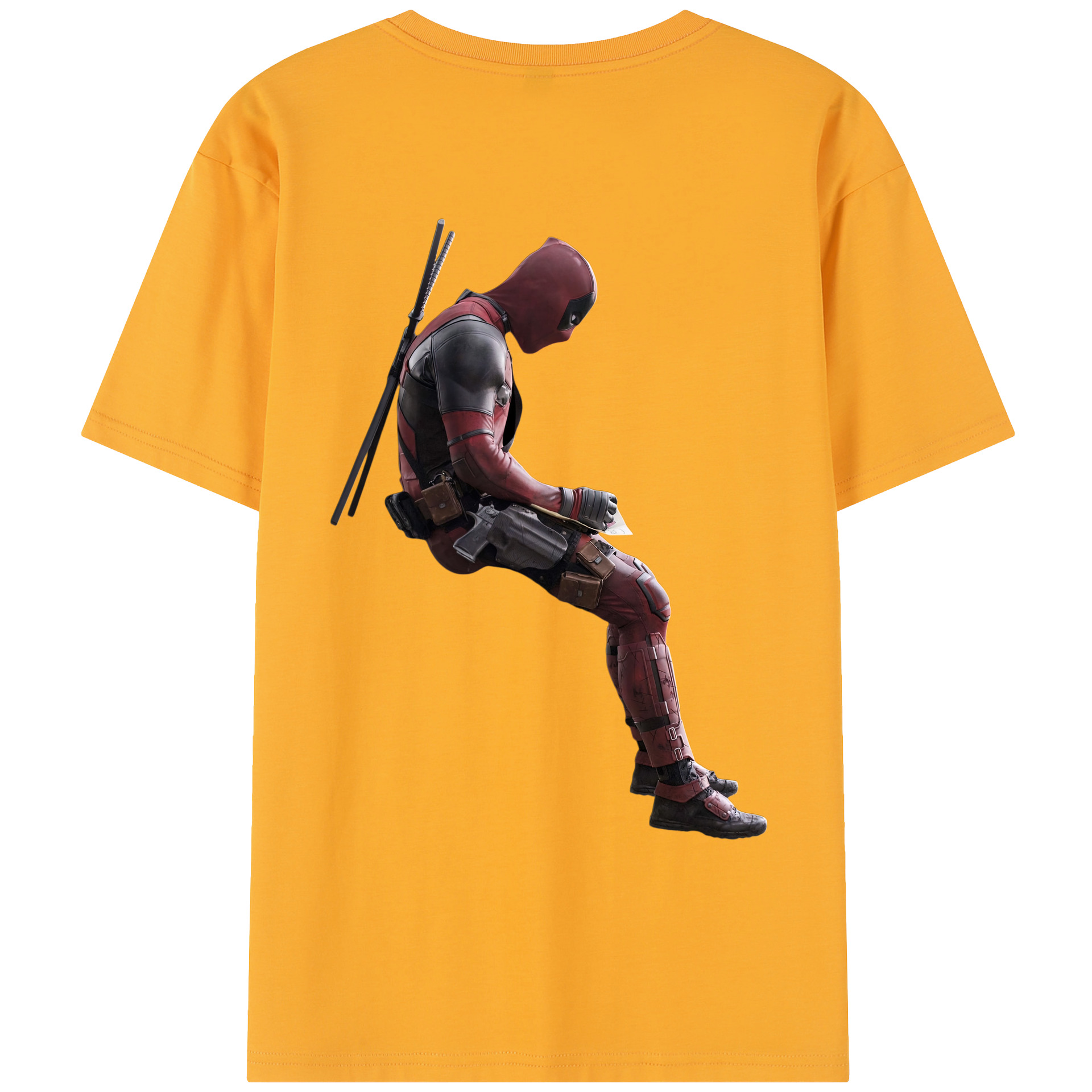 （画像用） Deadpool デッドプール レディース半袖Tシャツ(バックプリント)