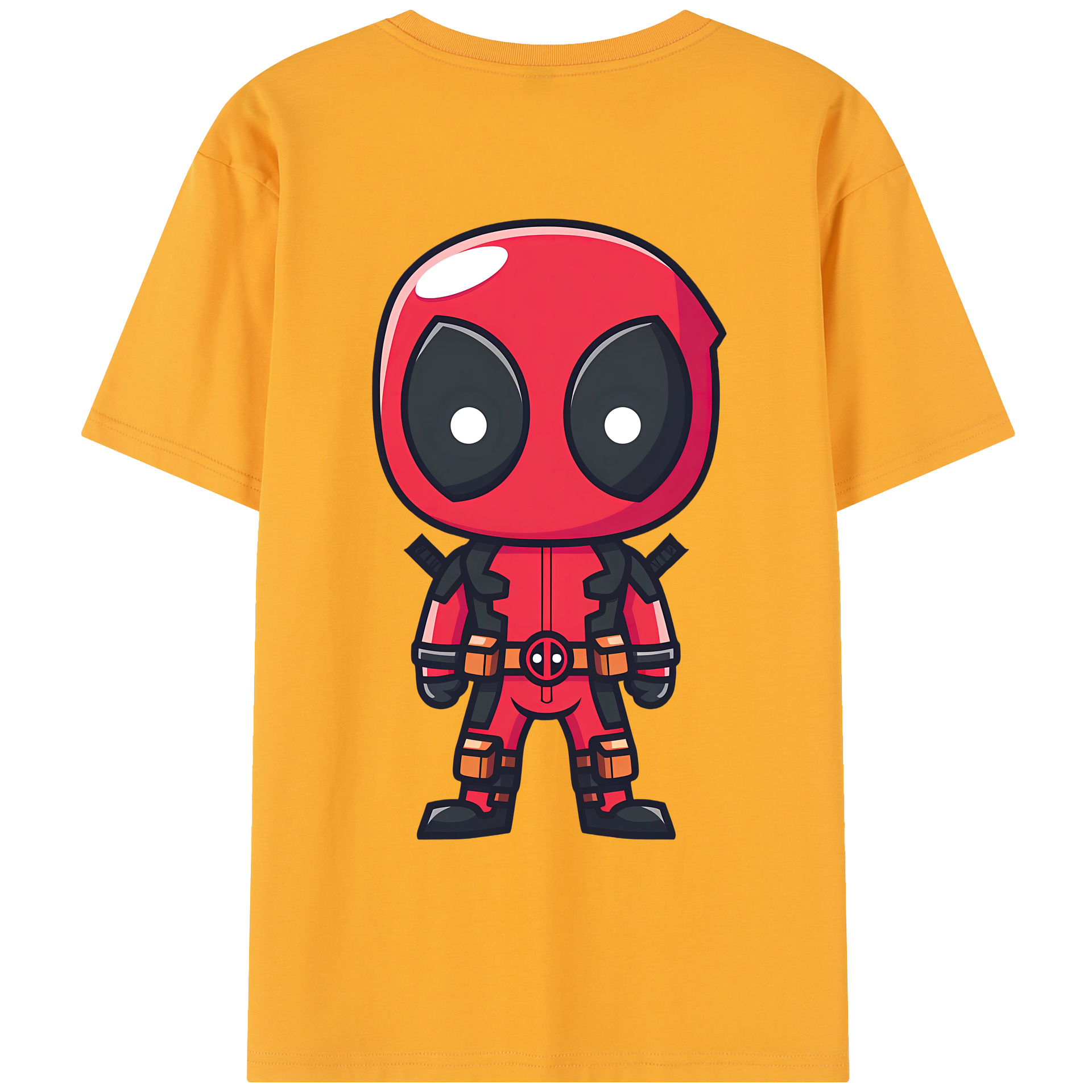（画像用） Deadpool デッドプール レディース半袖Tシャツ(バックプリント)