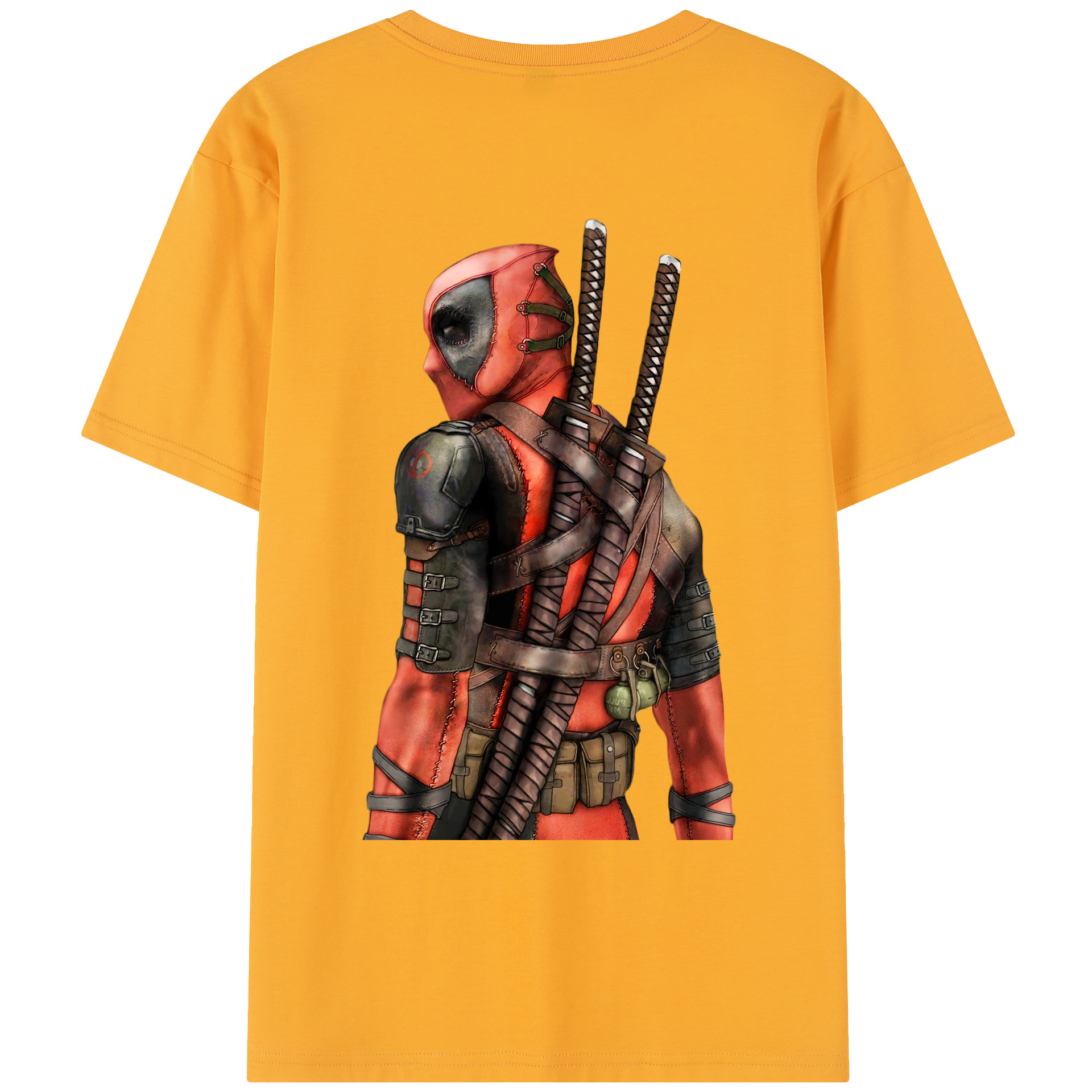 （画像用） Deadpool デッドプール レディース半袖Tシャツ(バックプリント)