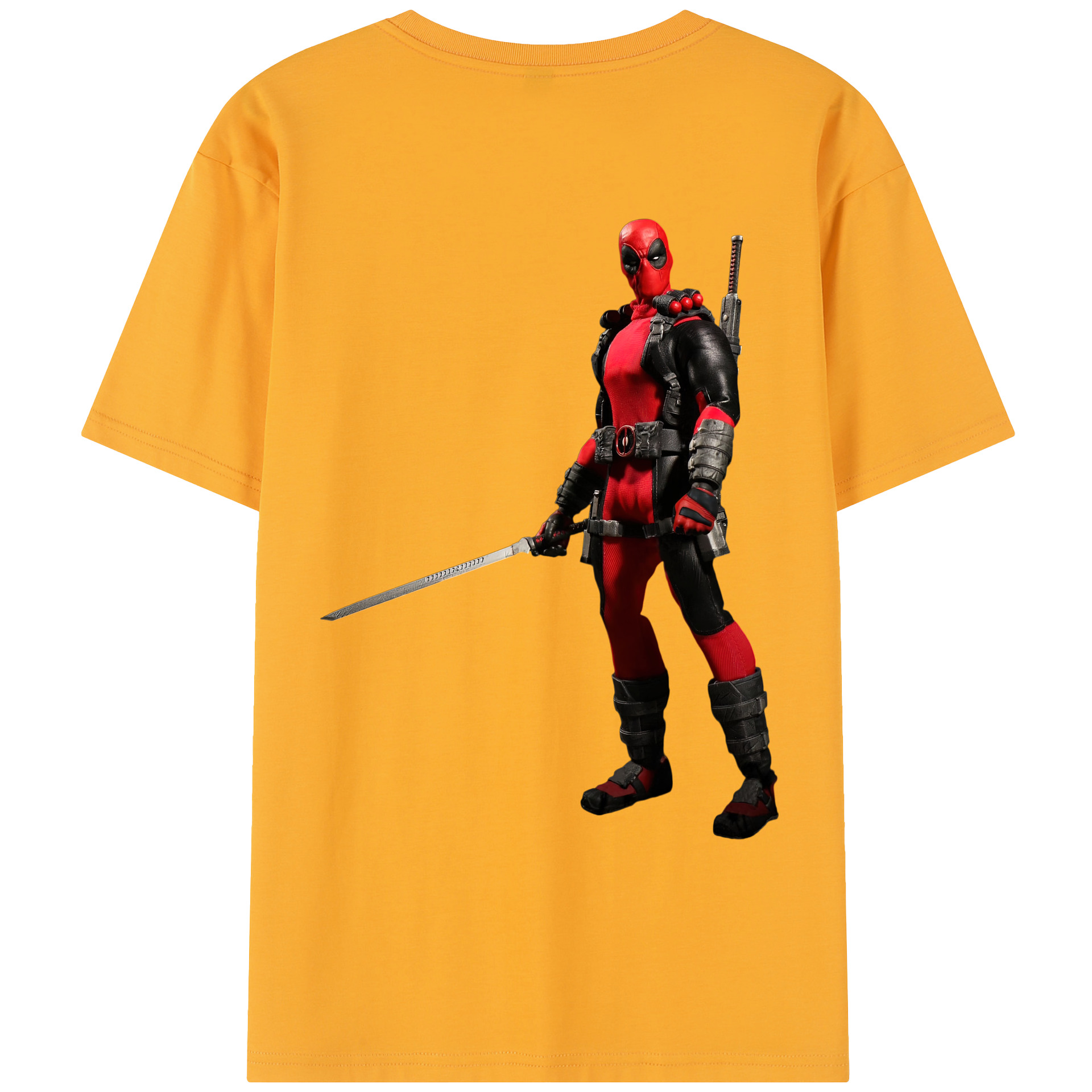 （画像用） Deadpool デッドプール レディース半袖Tシャツ(バックプリント)