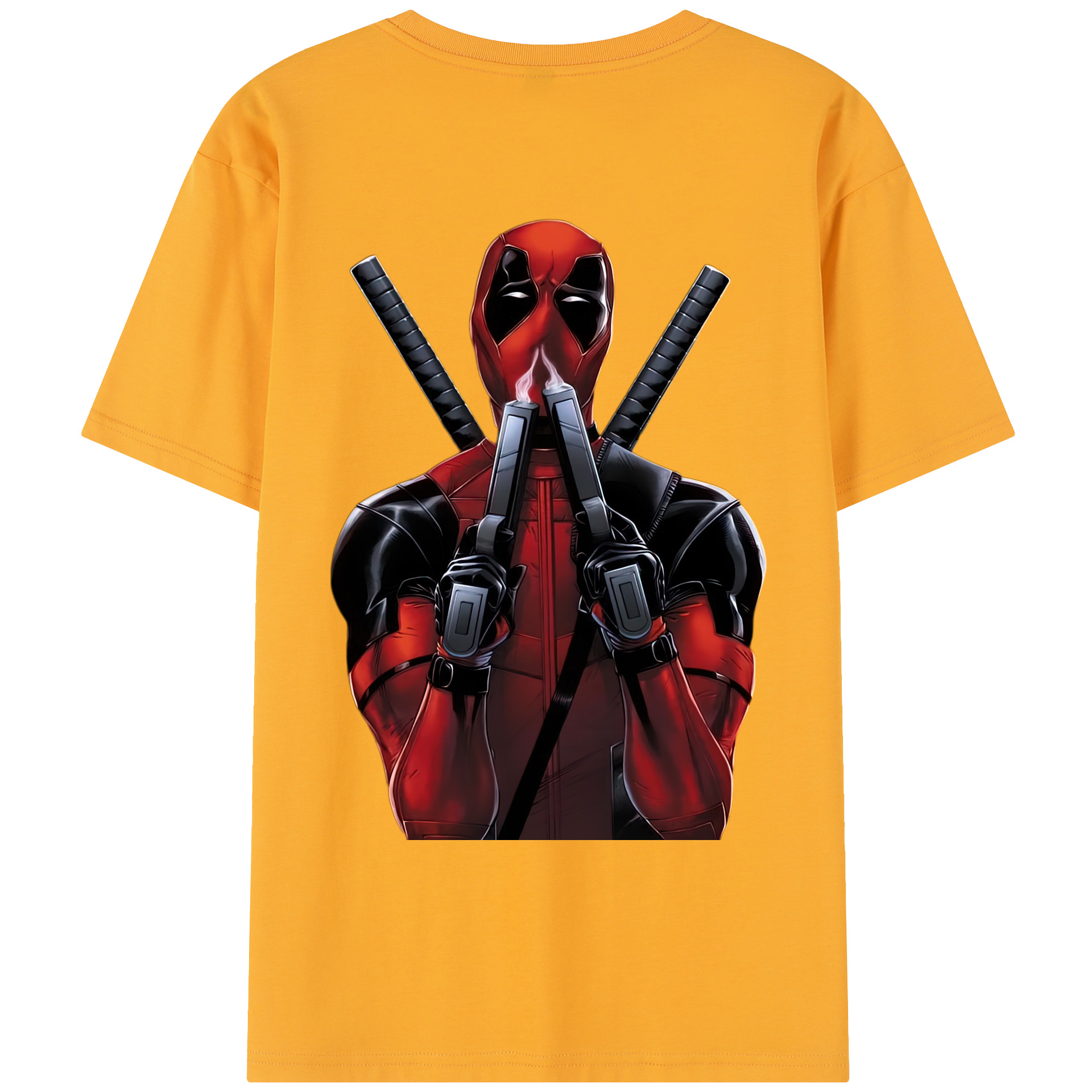 （画像用） Deadpool デッドプール レディース半袖Tシャツ(バックプリント)
