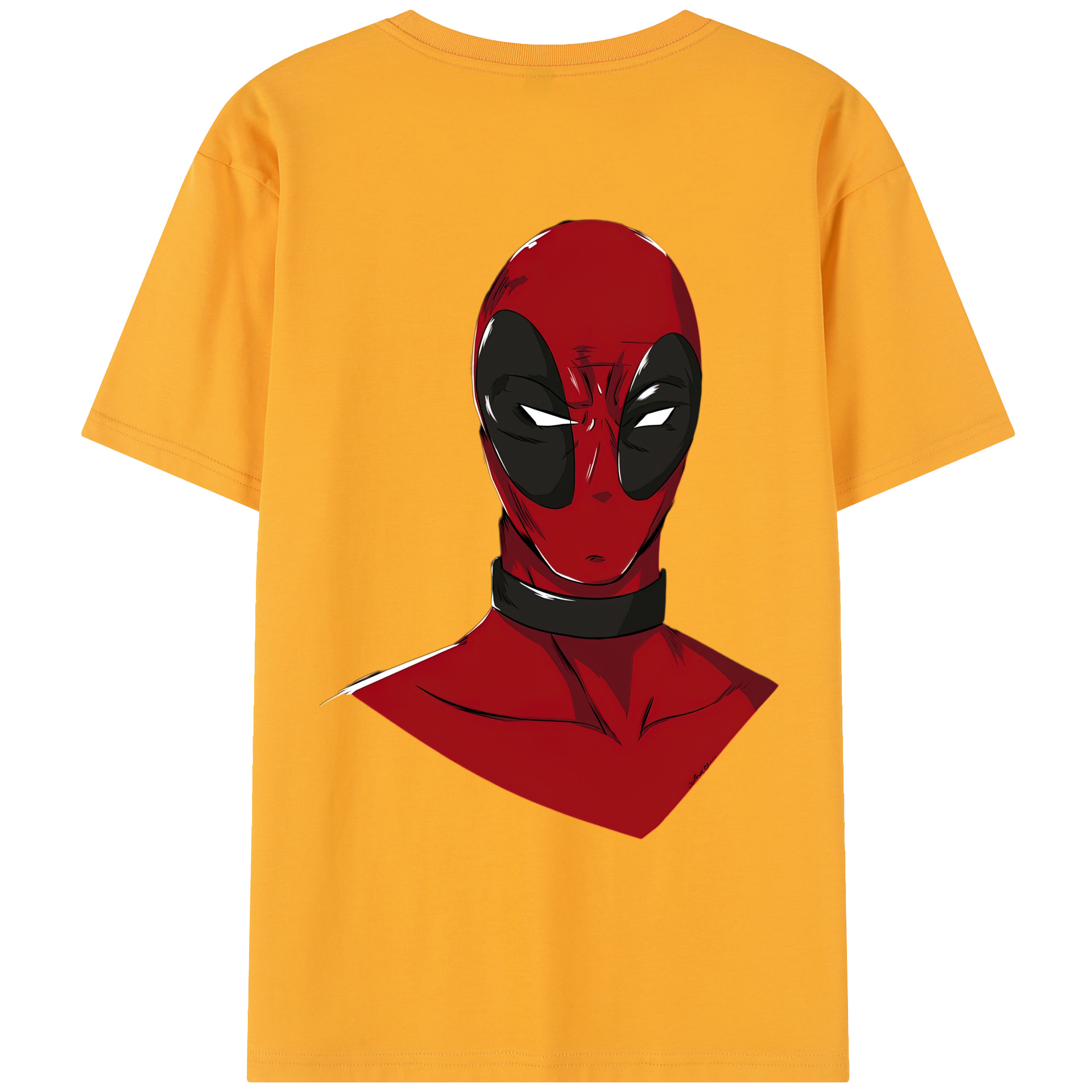 （画像用） Deadpool デッドプール レディース半袖Tシャツ(バックプリント)