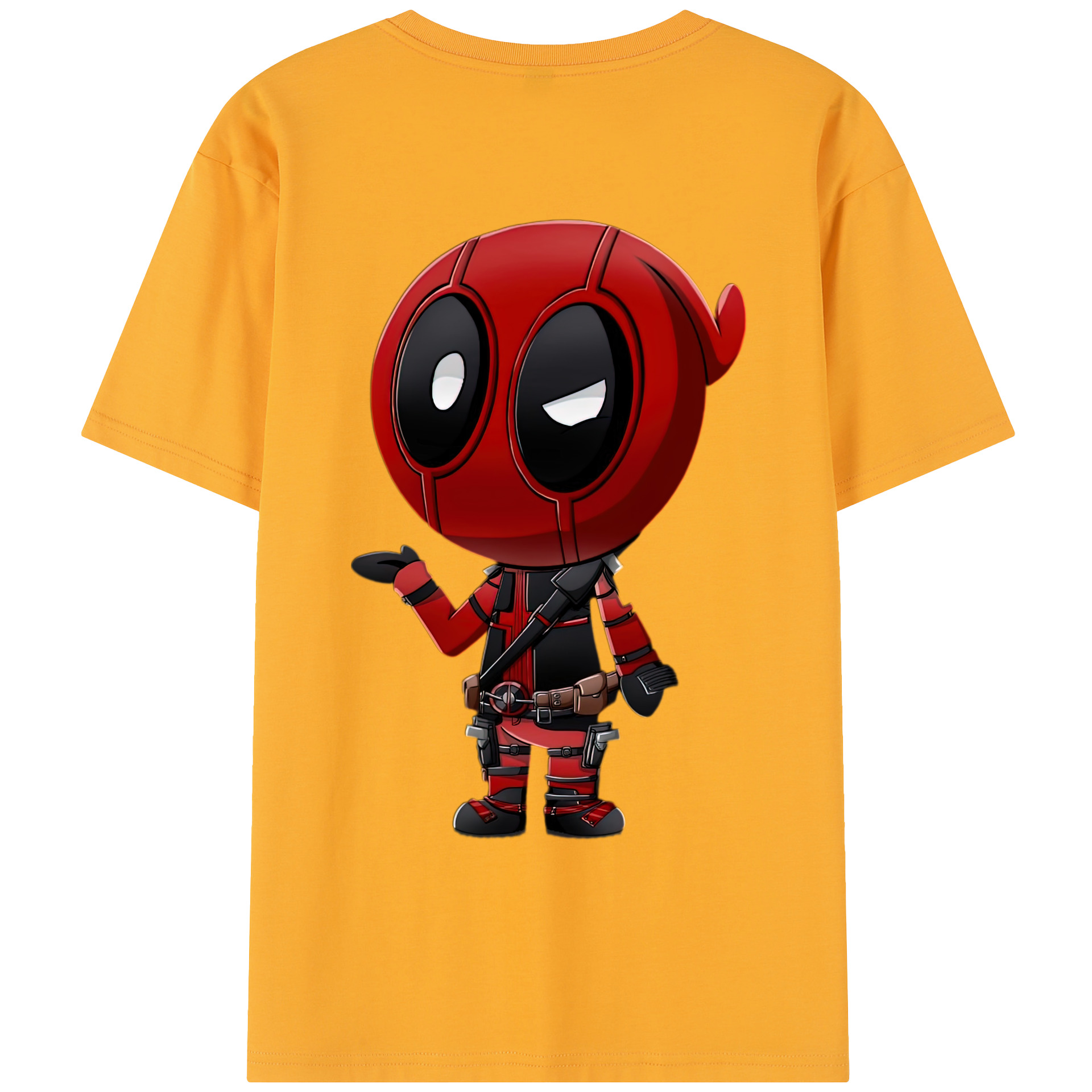 （画像用） Deadpool デッドプール レディース半袖Tシャツ(バックプリント)