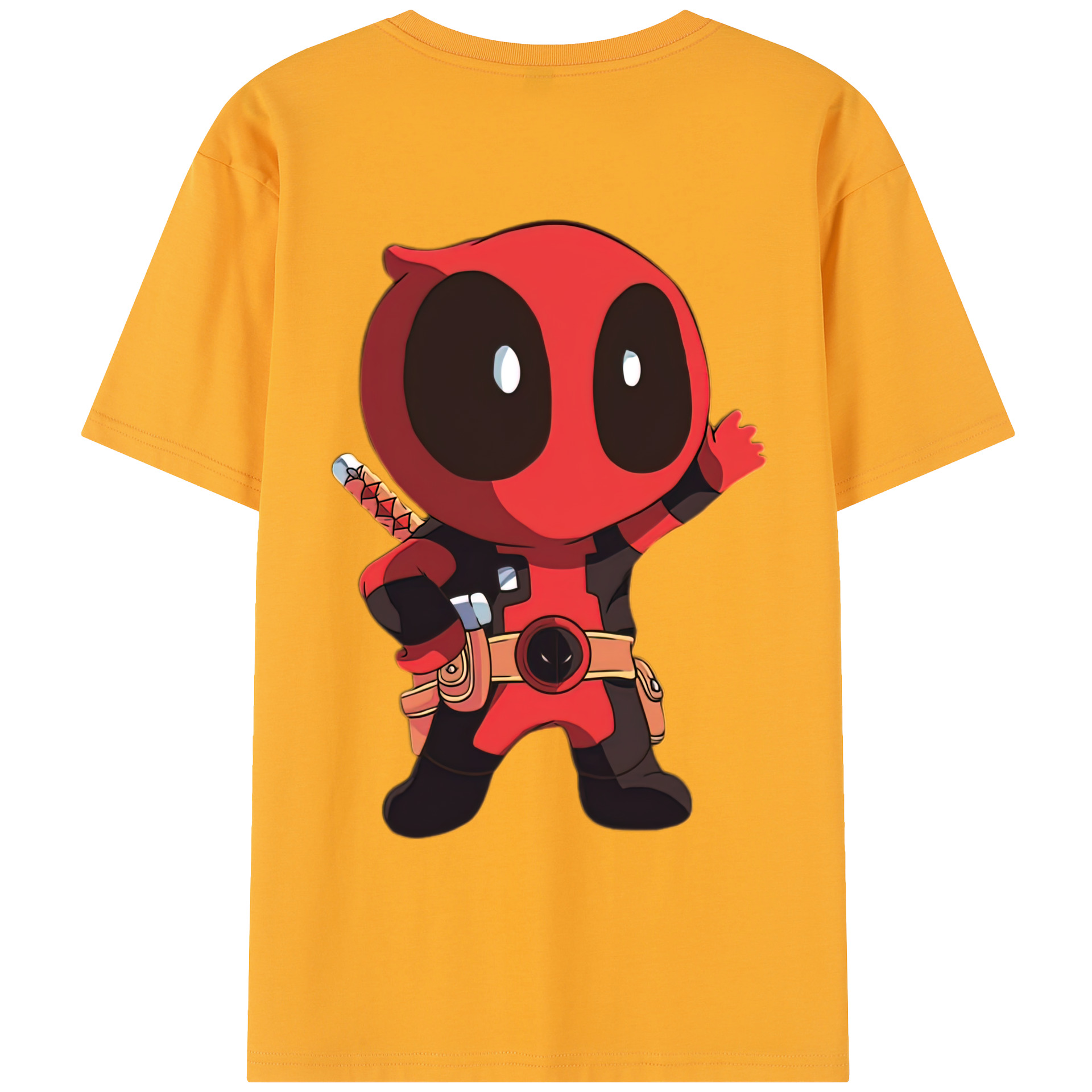 （画像用） Deadpool デッドプール レディース半袖Tシャツ(バックプリント)