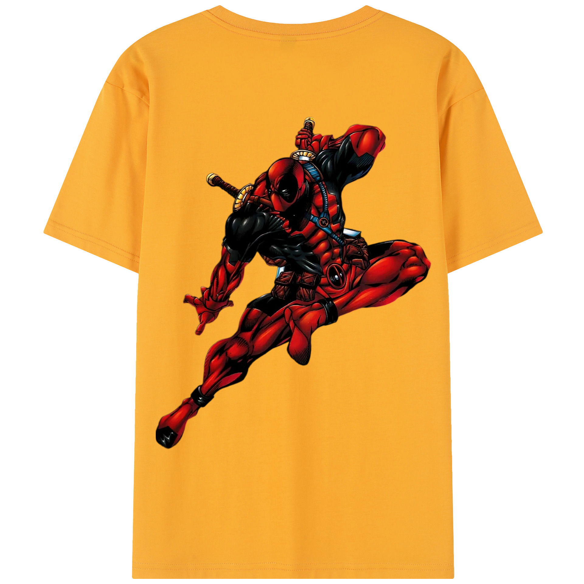 （画像用） Deadpool デッドプール レディース半袖Tシャツ(バックプリント)