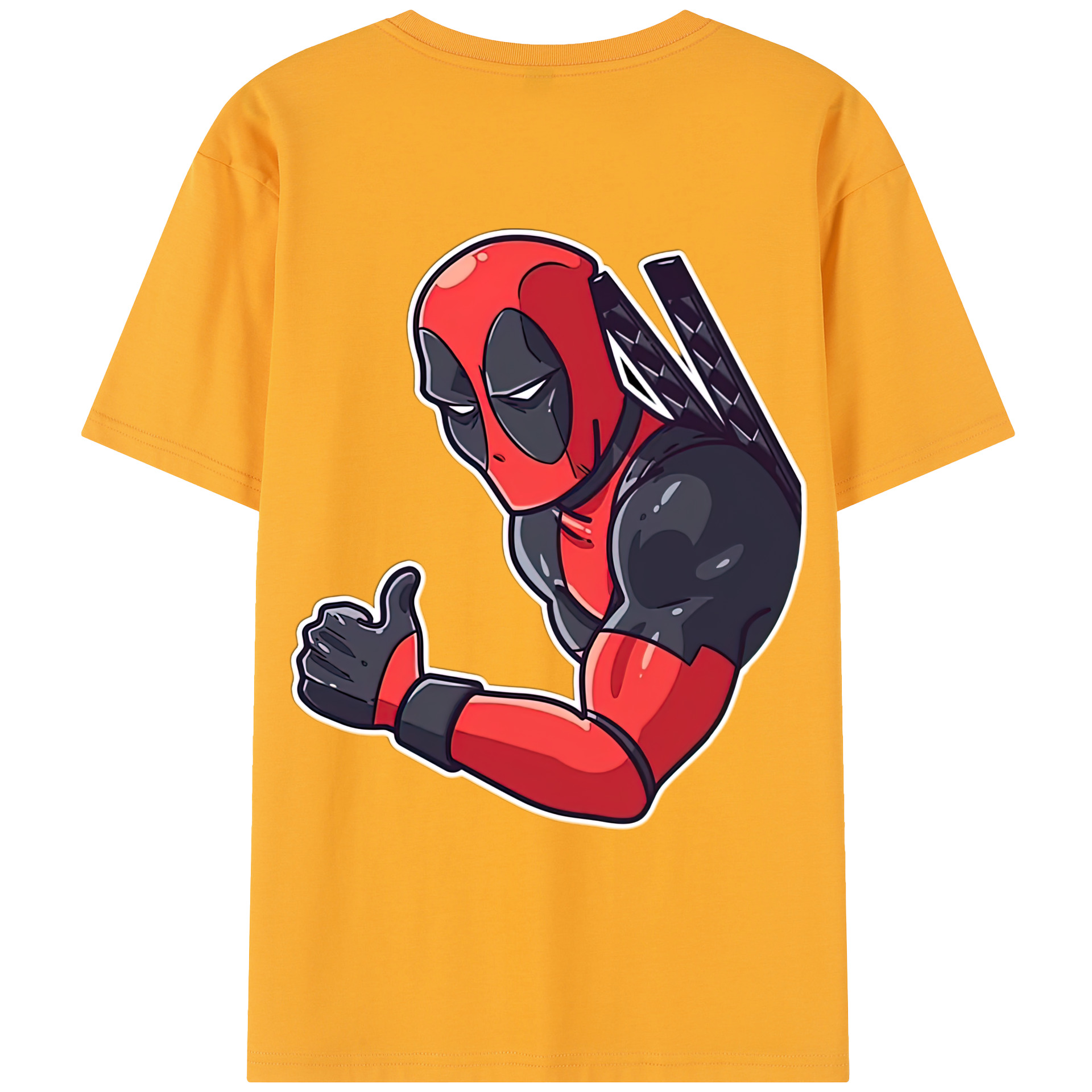 （画像用） Deadpool デッドプール レディース半袖Tシャツ(バックプリント)