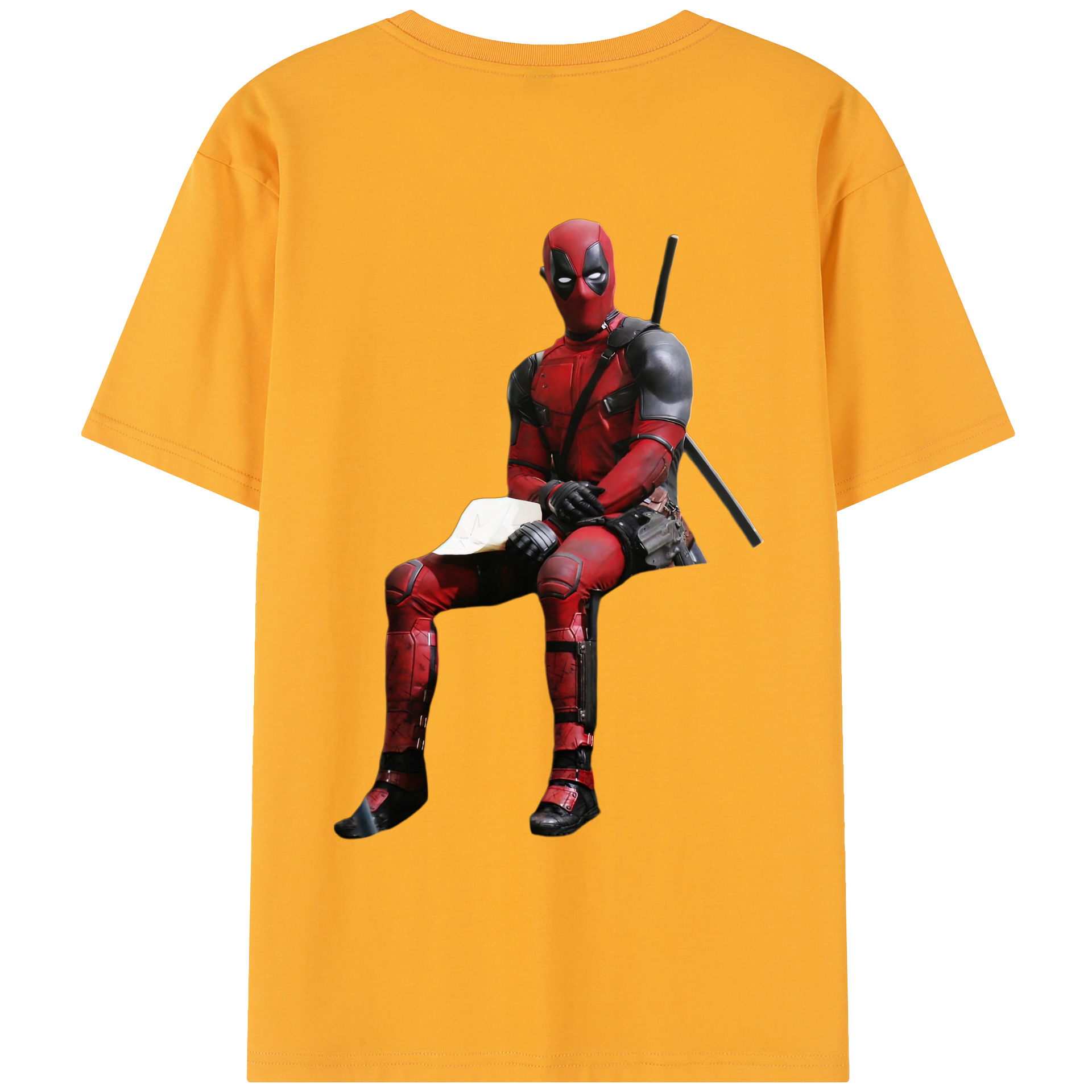 （画像用） Deadpool デッドプール レディース半袖Tシャツ(バックプリント)