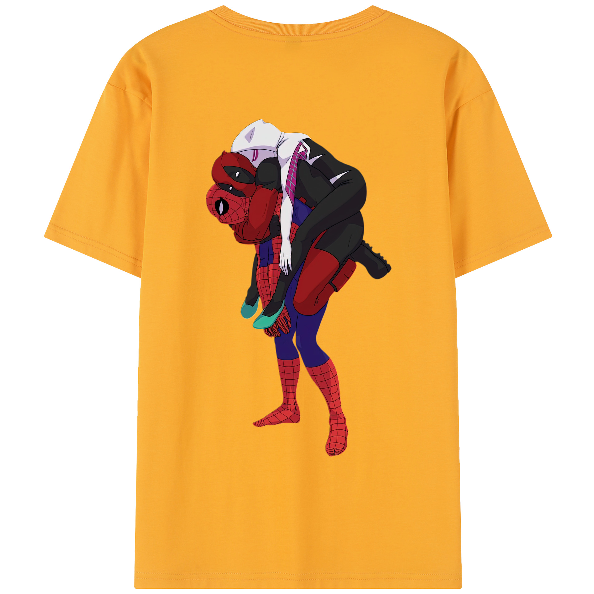 （画像用） Deadpool デッドプール レディース半袖Tシャツ(バックプリント)